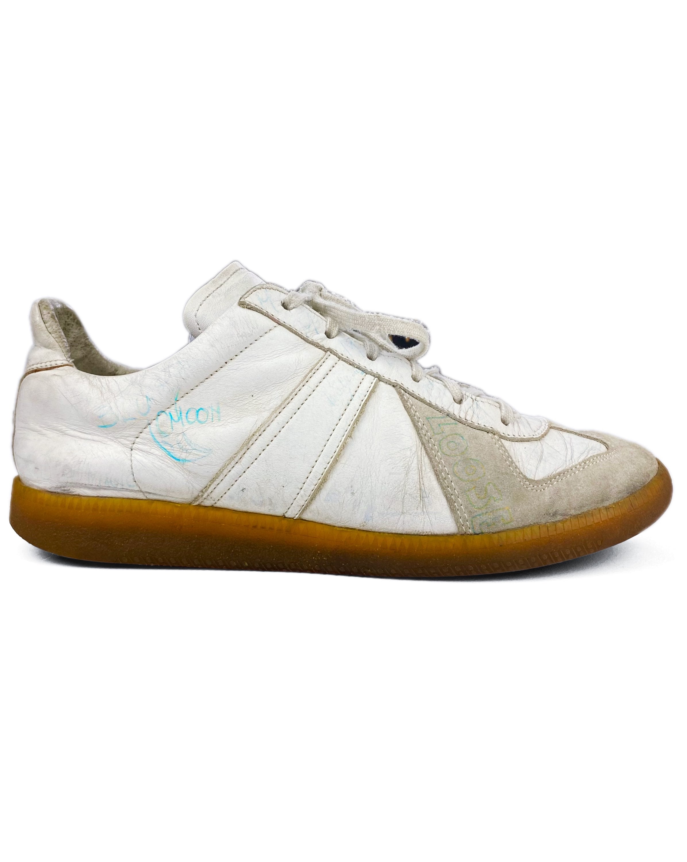 SS02 Maison Margiela ‘Graffiti’ 1/1 Artisanal GAT Sneakers