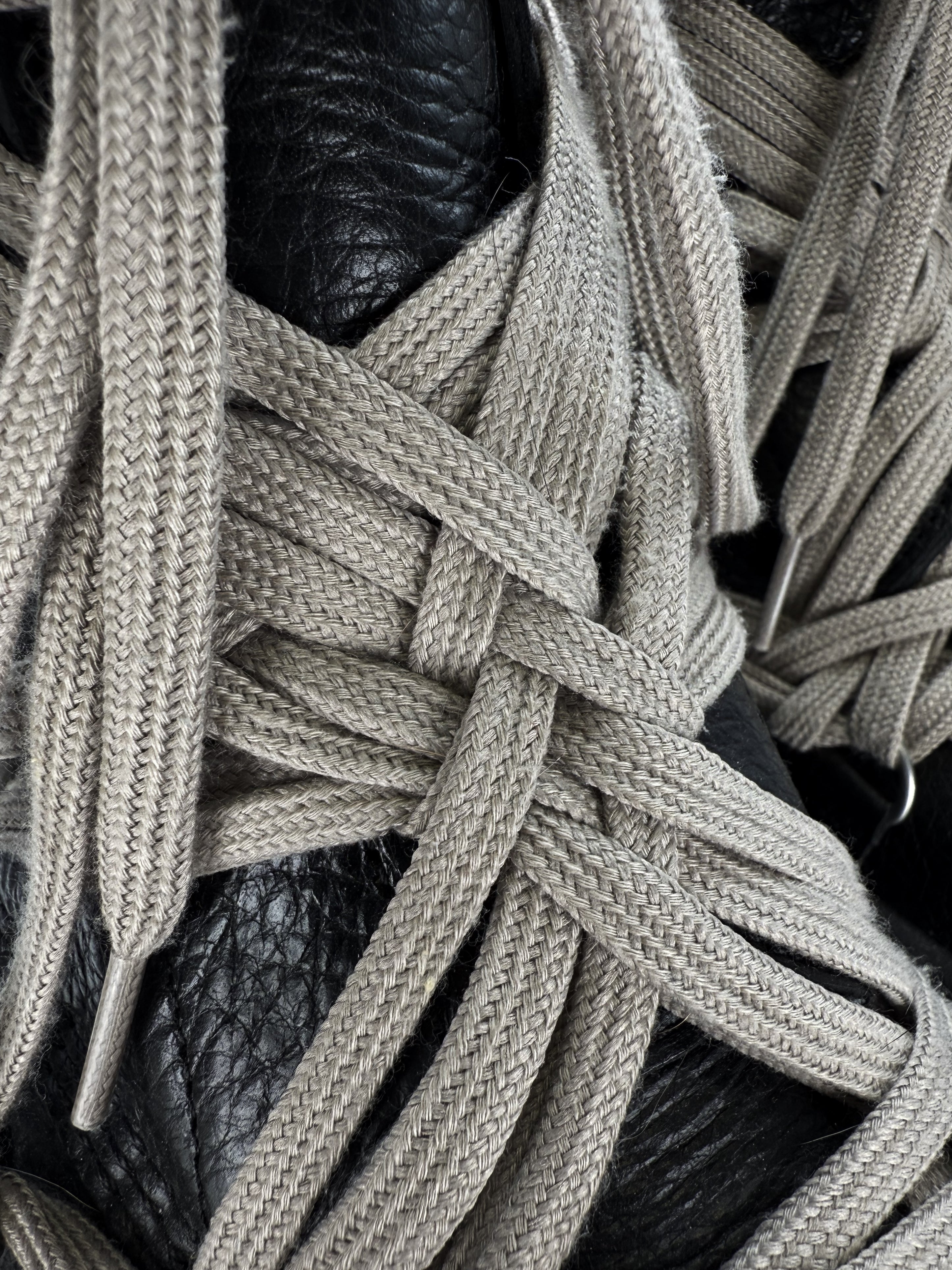 2024 Rick Owens x Dr Marten ‘1460’ DMXL Pentagram Lace Leather Boots