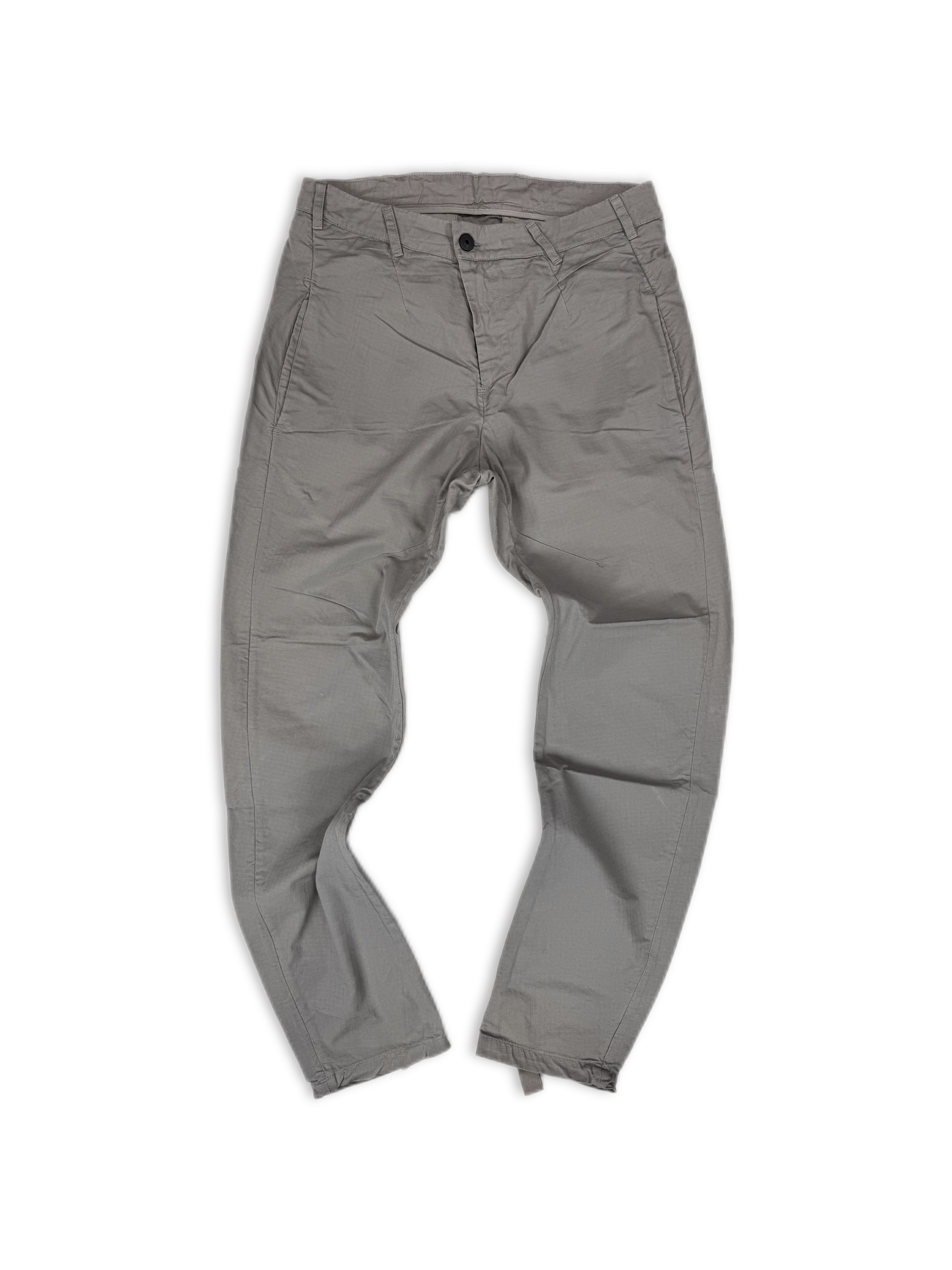 11 by Boris Bidjan Saberi Grey J Cut Grid Weave Pants