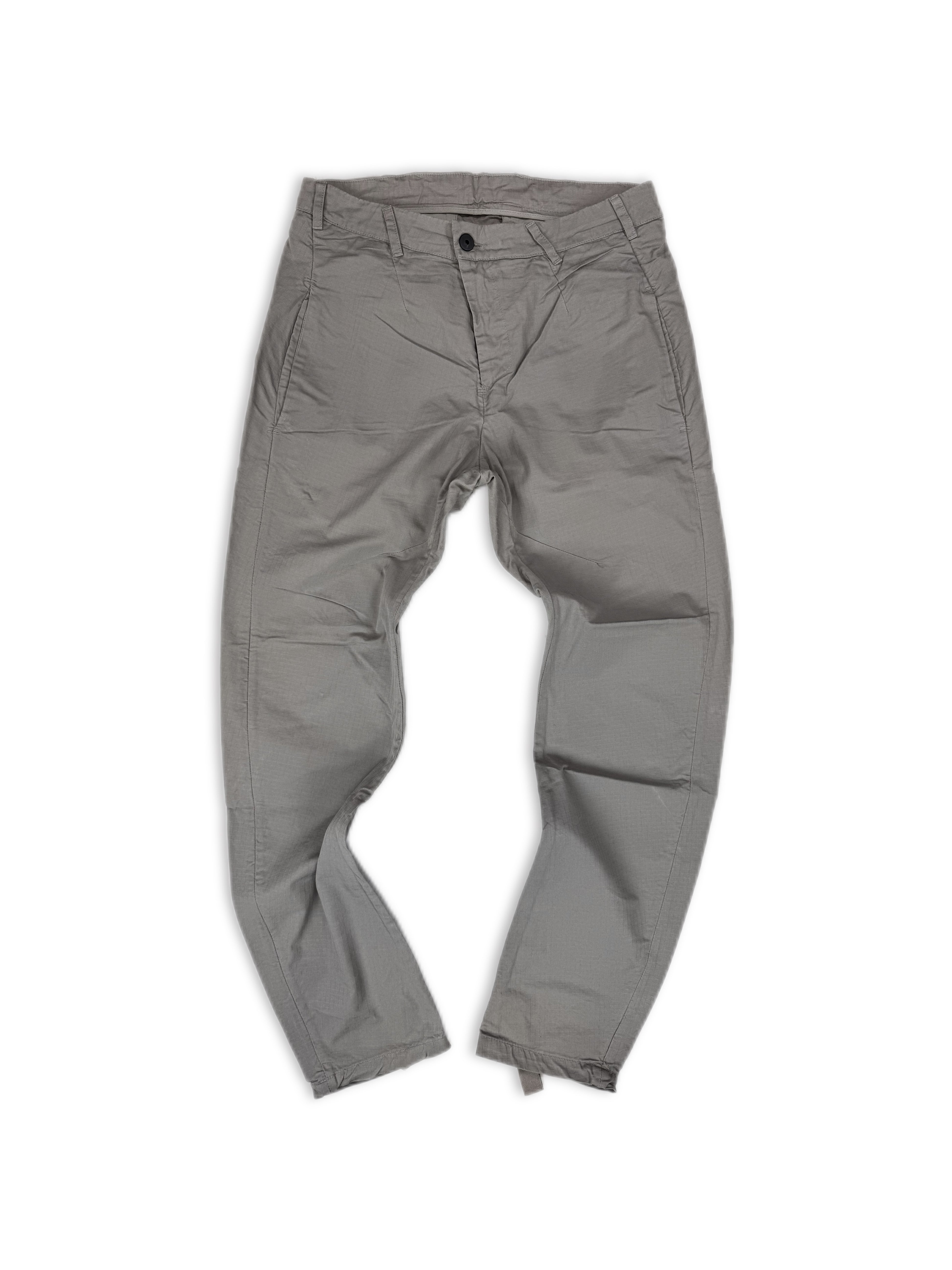 11 by Boris Bidjan Saberi Grey J Cut Grid Weave Pants
