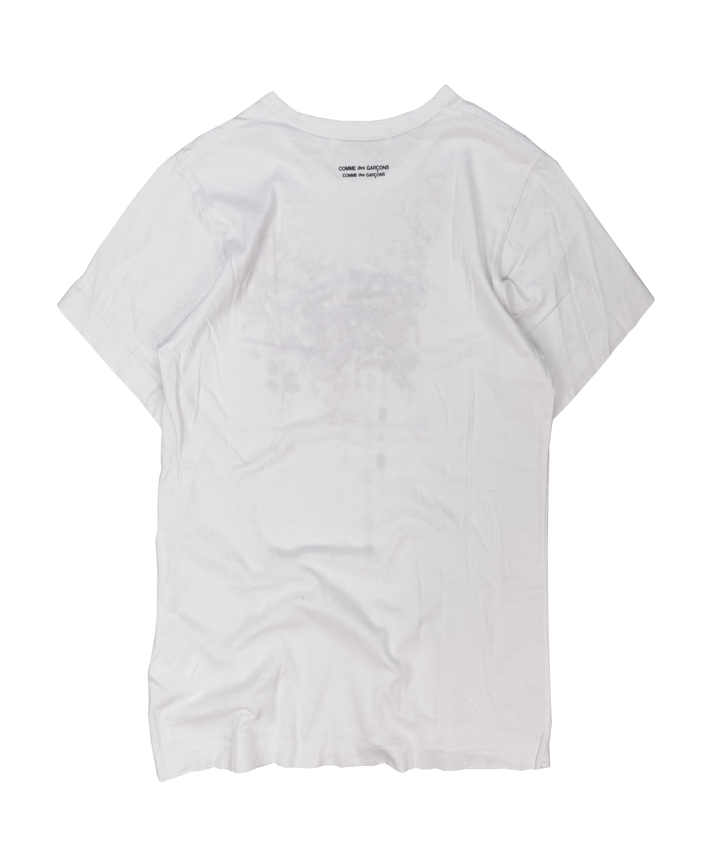 00s Comme des Garçons ‘Jewel’ White Graphic T-Shirt