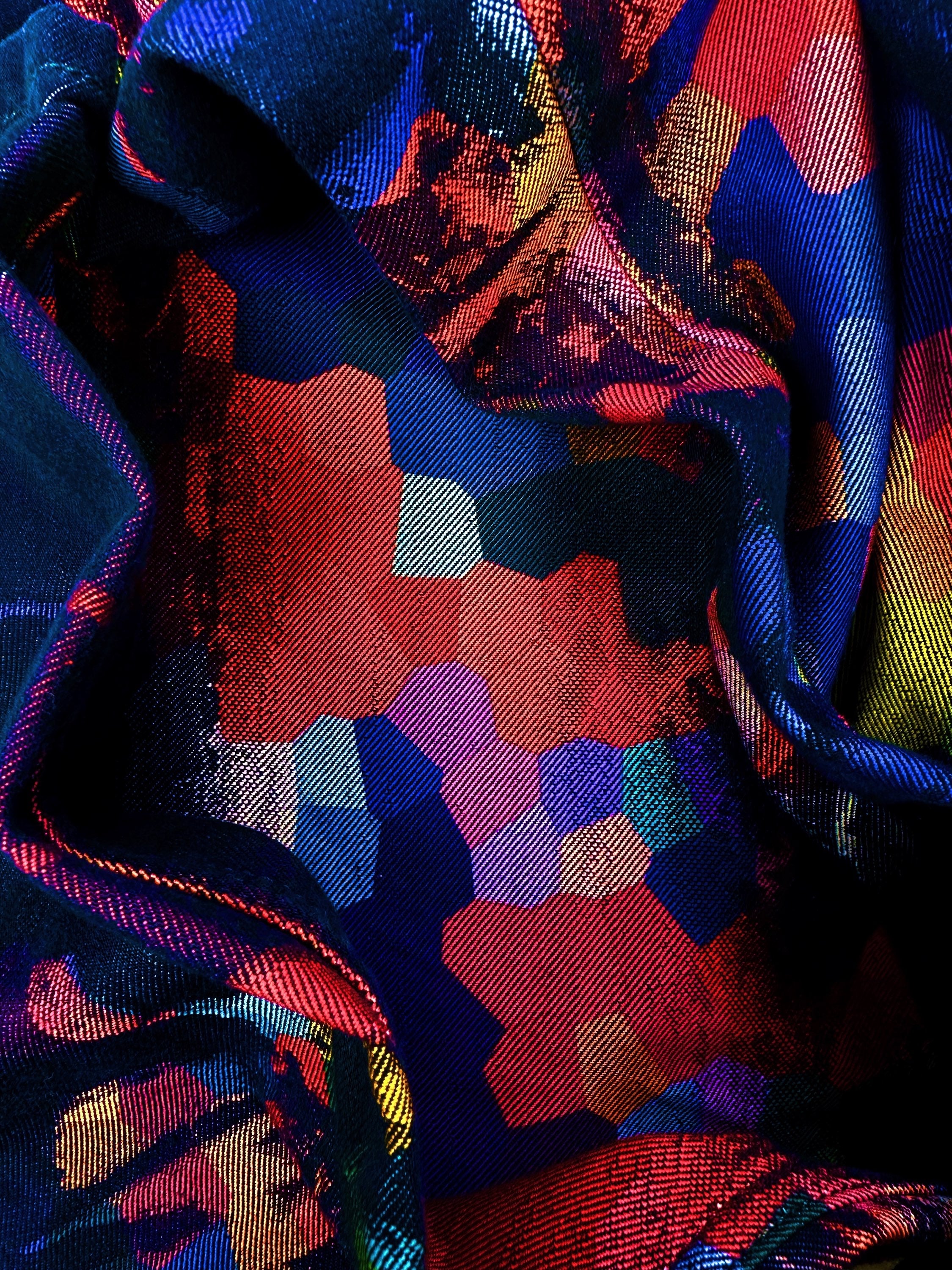 AW14 Issey Miyake ‘Kaleidoscope’ Multi-Coloured Denim