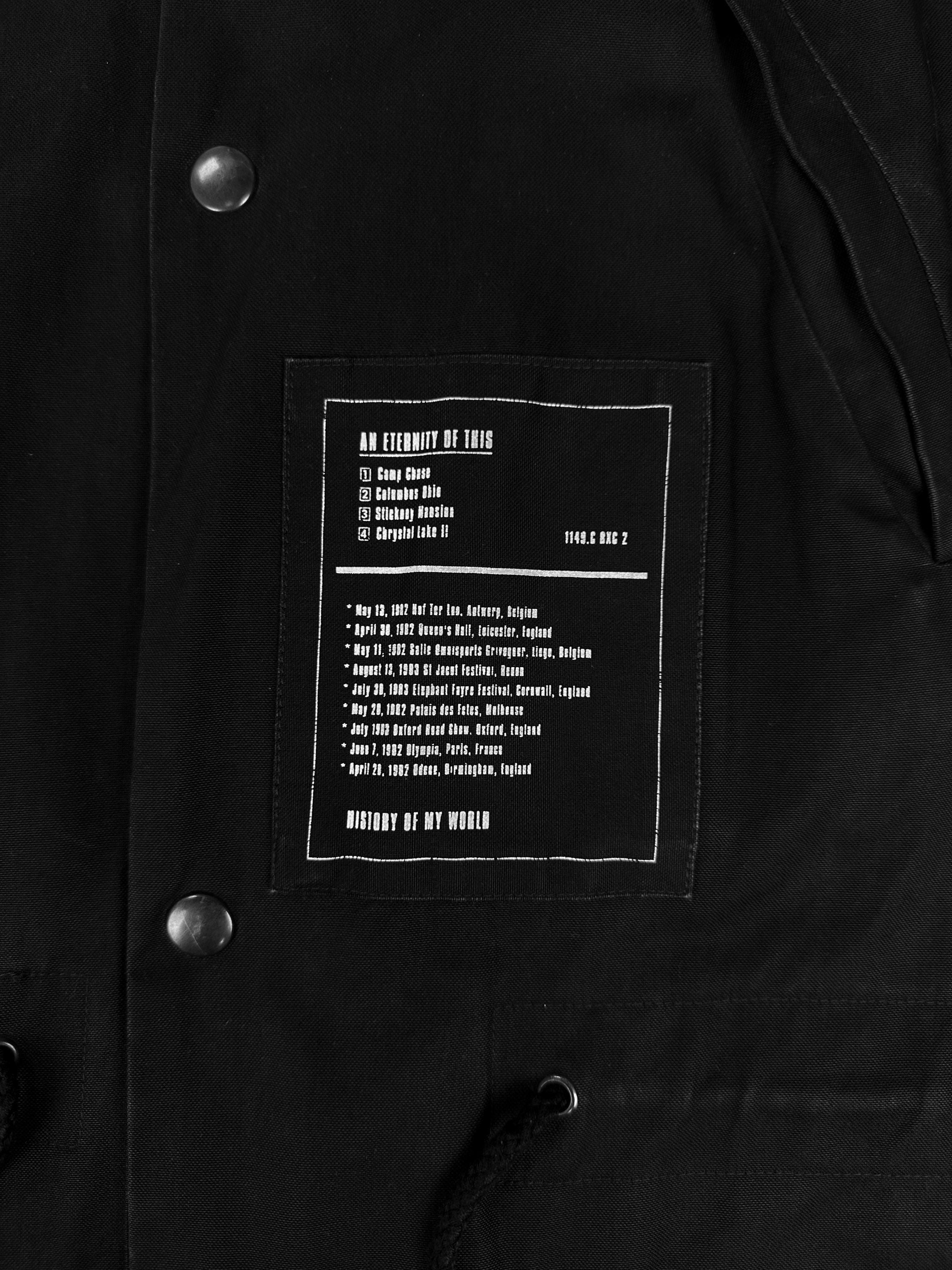 AW05 Raf Simons ‘History of My World’ Poltergeist Patch Parka
