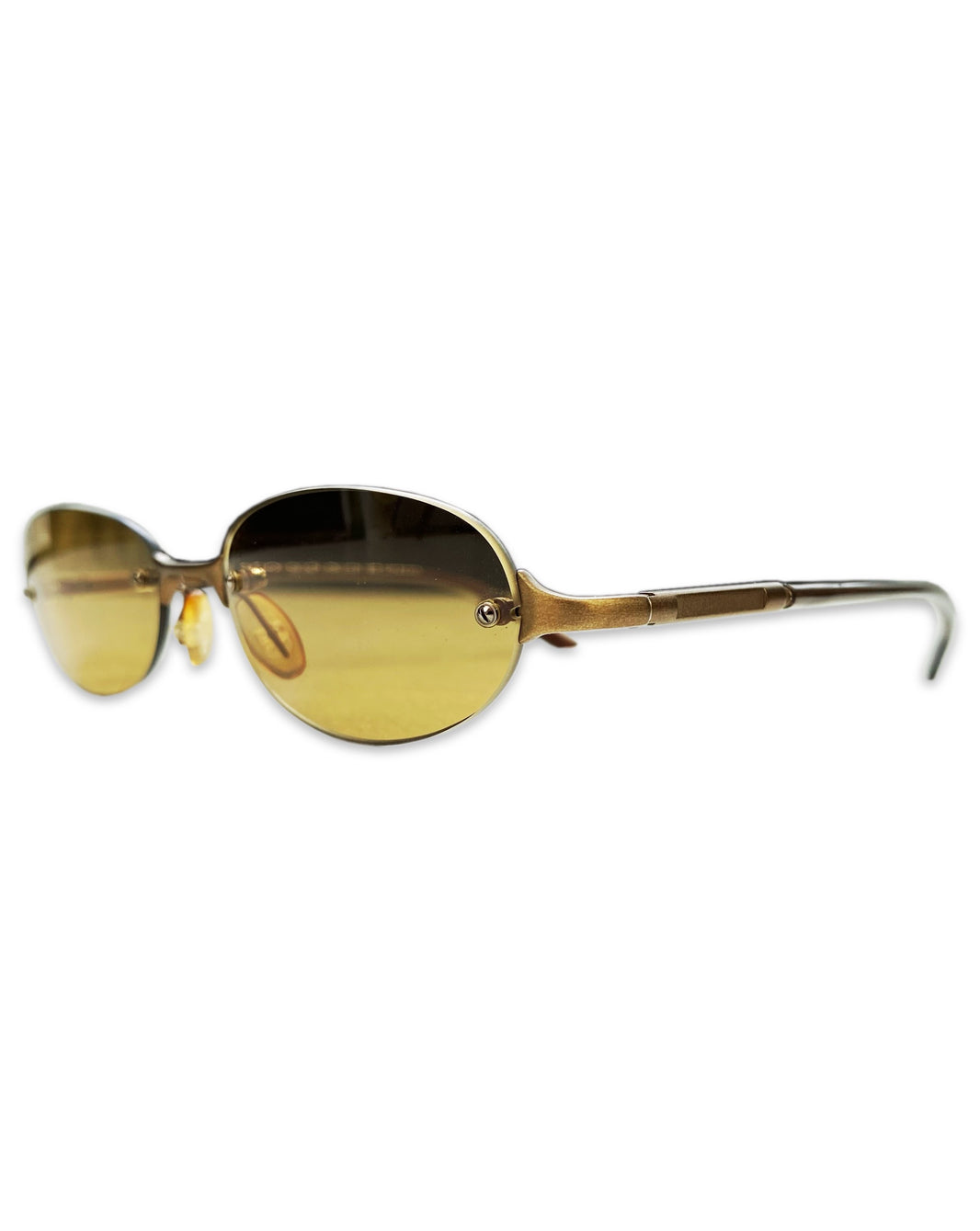 Prada Warm Tint Metallic Tech Engraved Sunglasses
