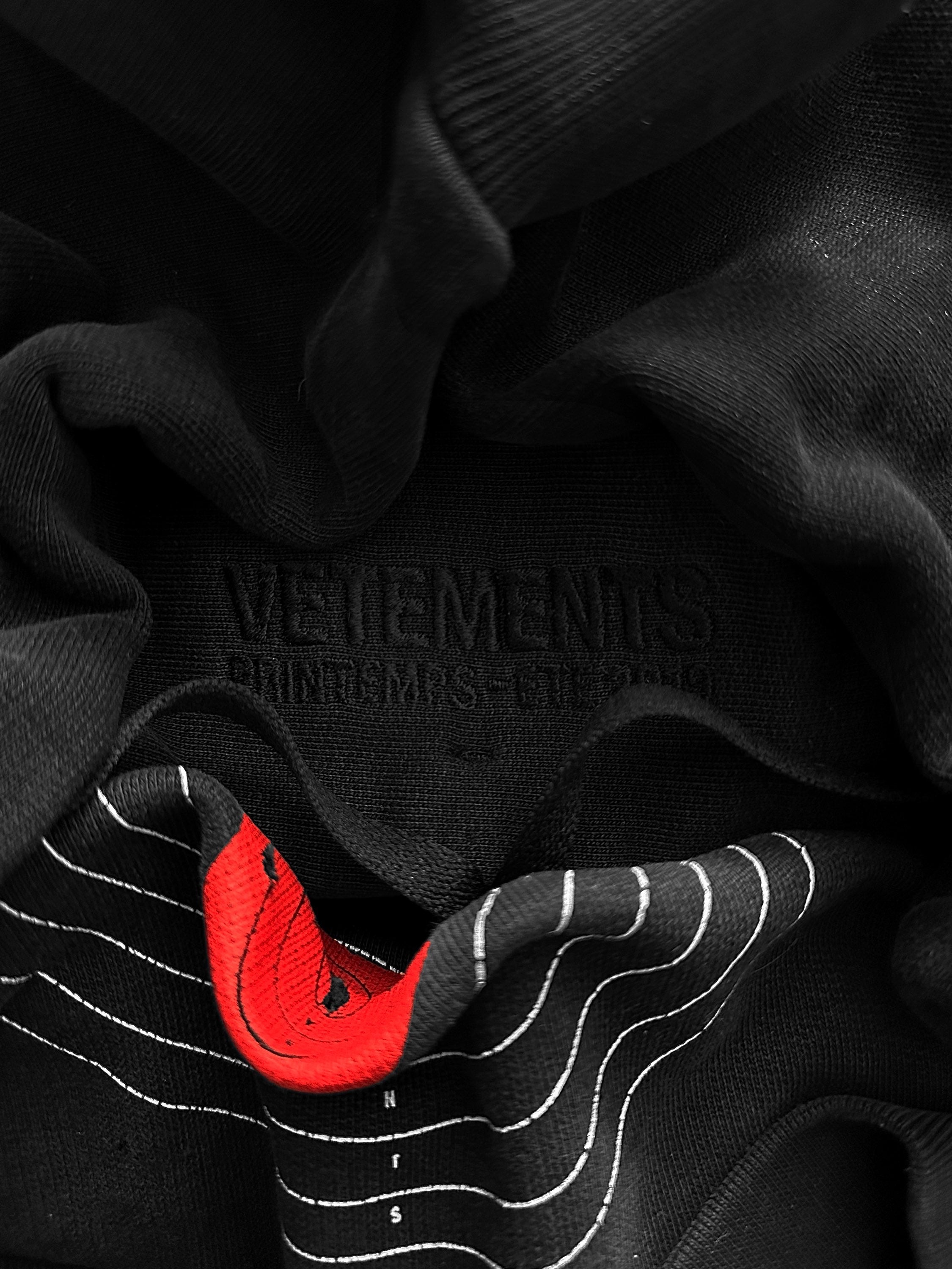 SS19 Vêtements ‘Target’ Gun Shot Black Oversized Hoodie