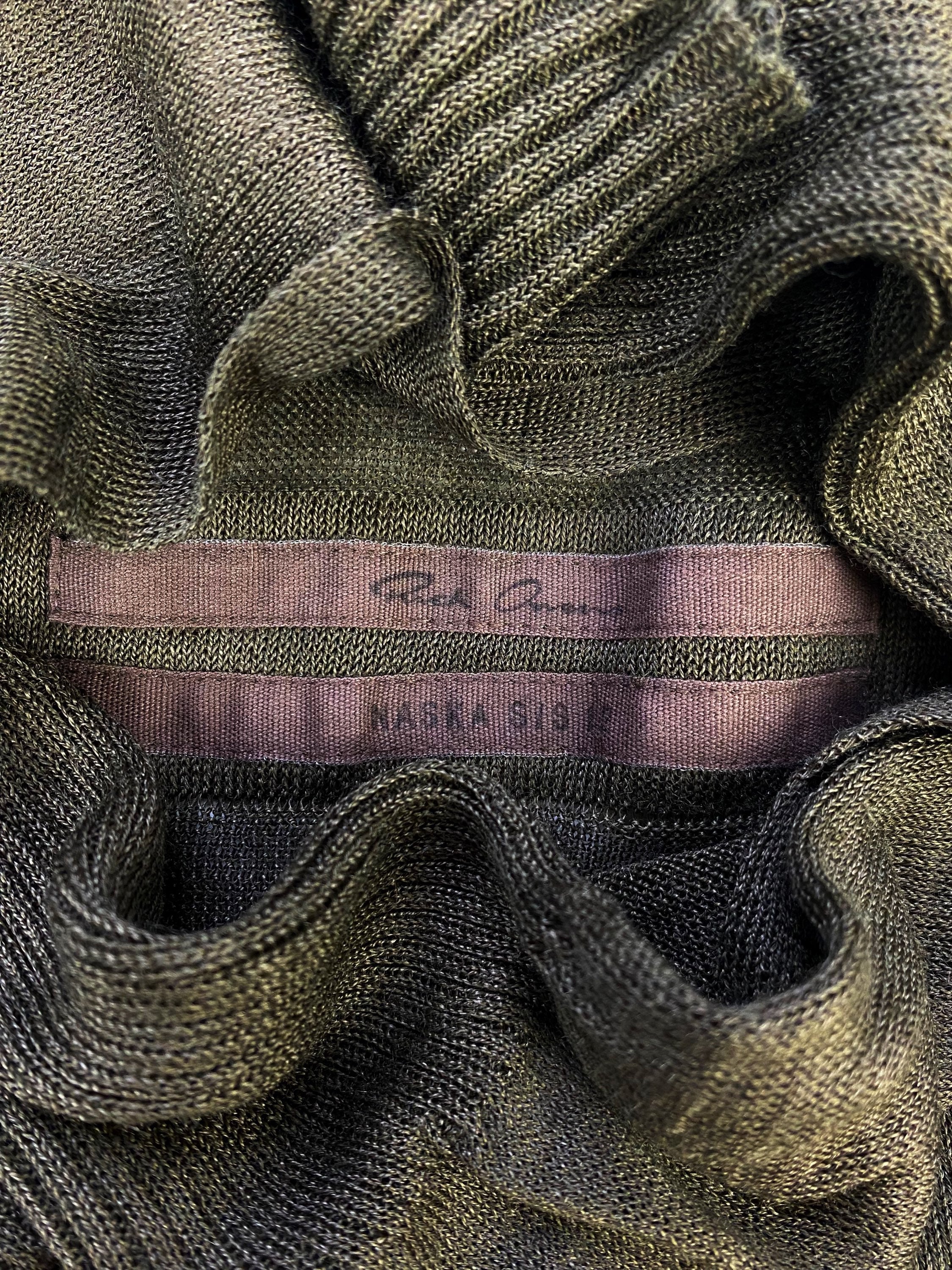 SS12 Rick Owens ‘Naska’ Light Weight Knitted Cardigan