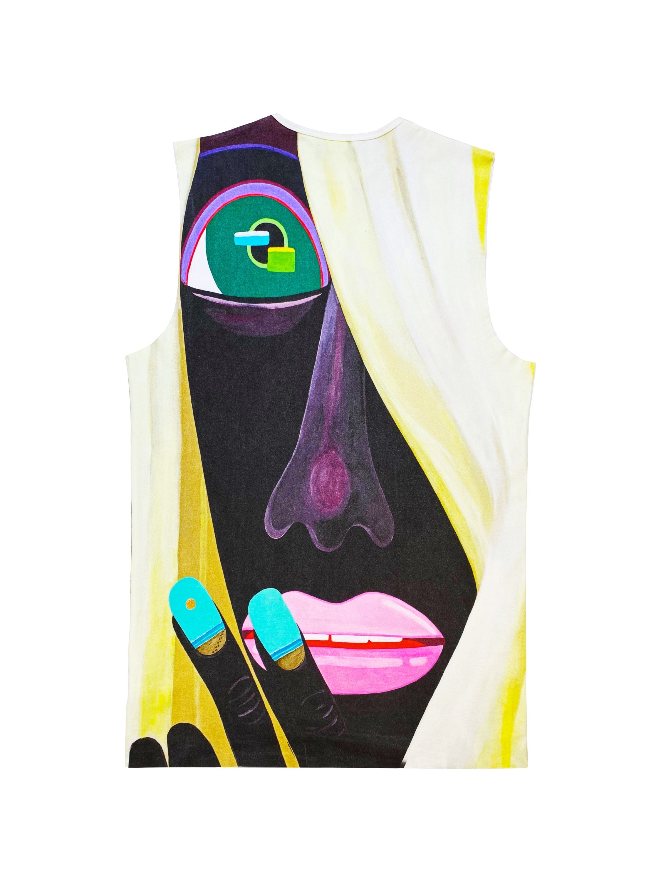 SS13 Raf Simons x Brian Calvin “Moss” Full Print Sleeveless Tank Top