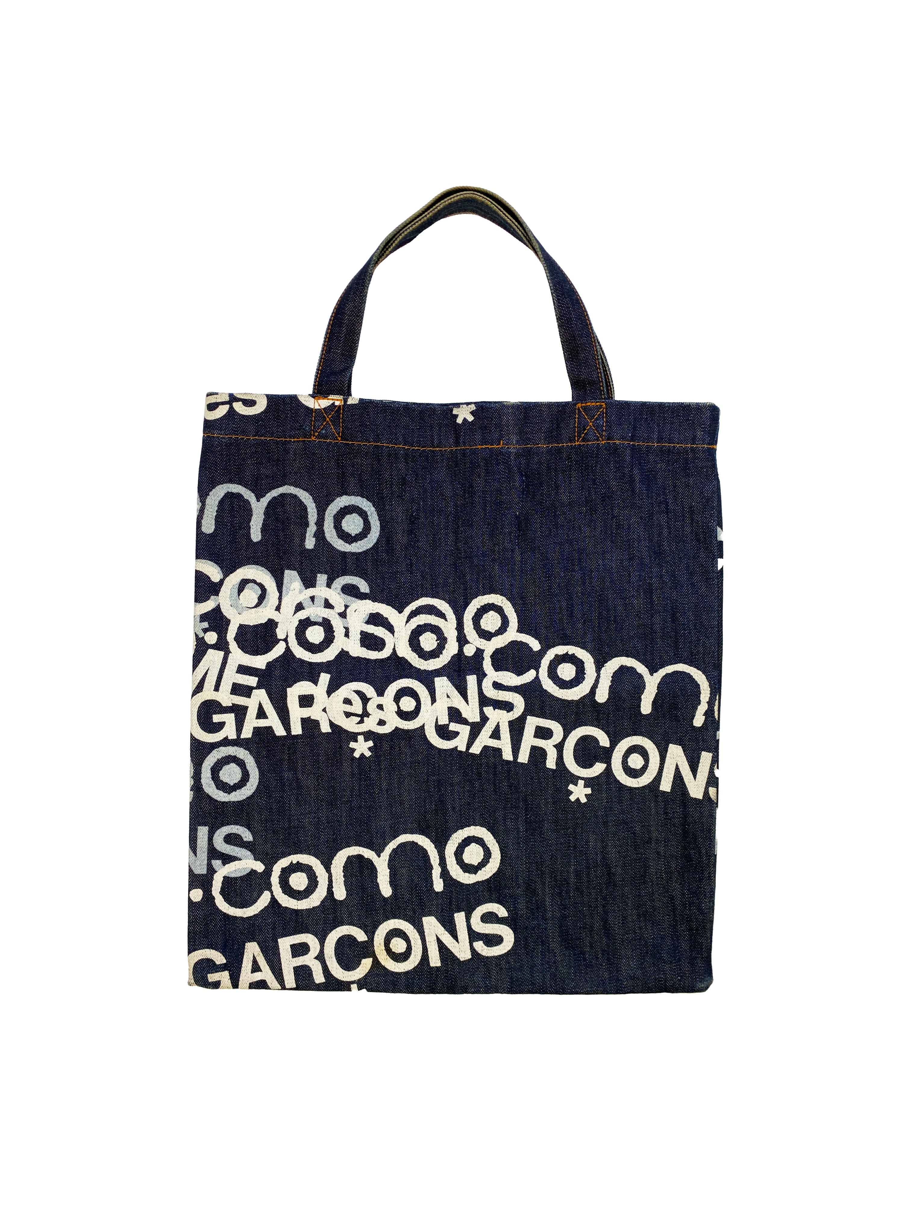 SS03 Junya Watanabe X Corso Como 10 Graffiti Denim Tote Bag
