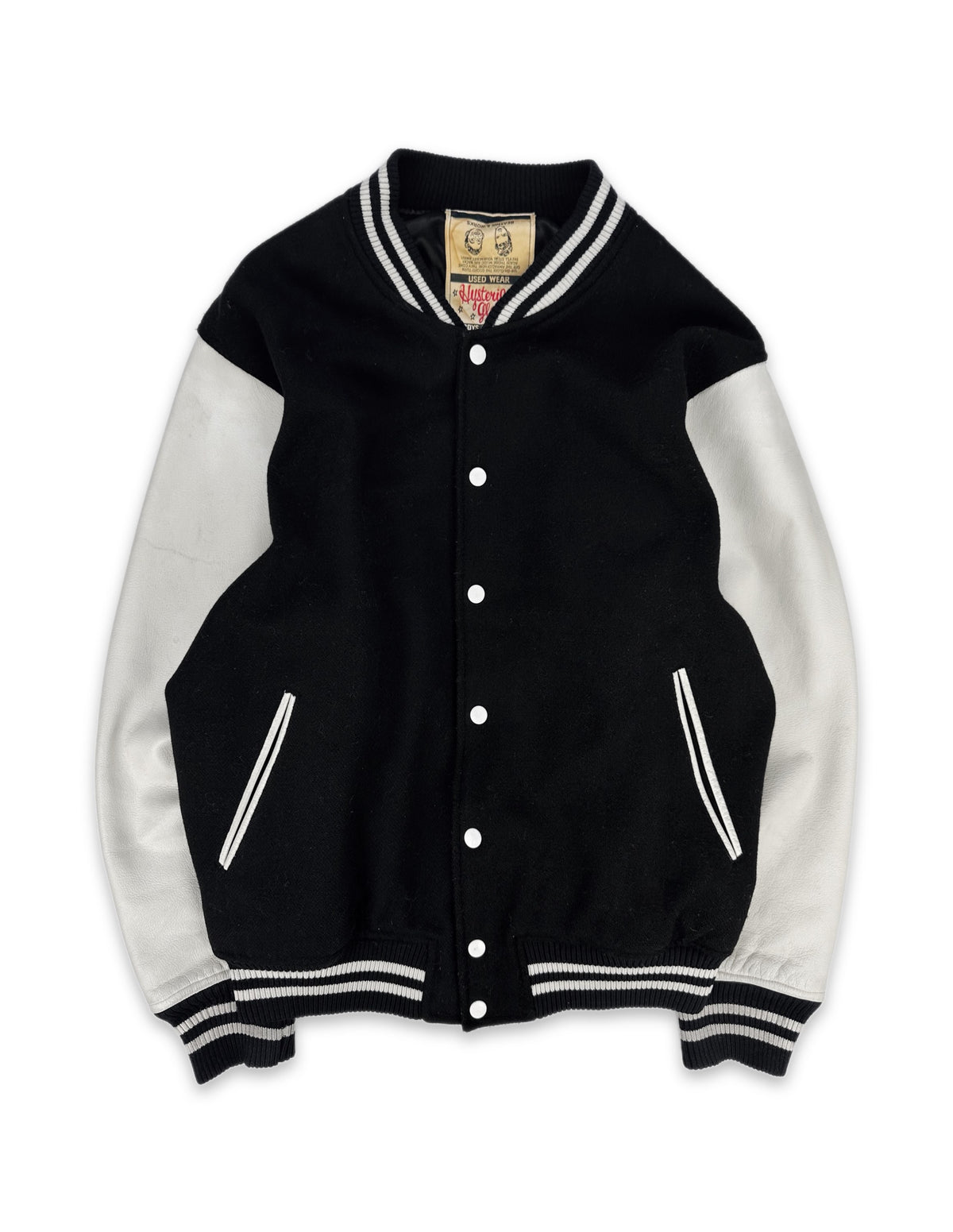 90s Hysteric Glamour ‘Naked Woman’ Showgirl Embroidered Varsity Jacket