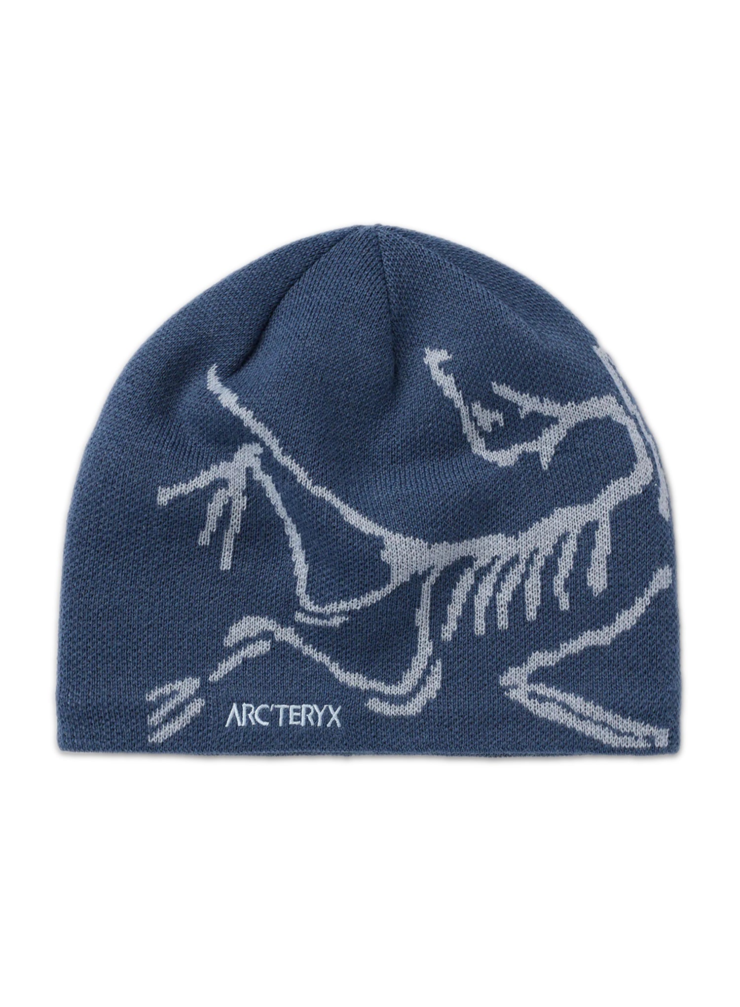 Arc’teryx Dead Bird Logo Embroidered Knit Blue Beanie