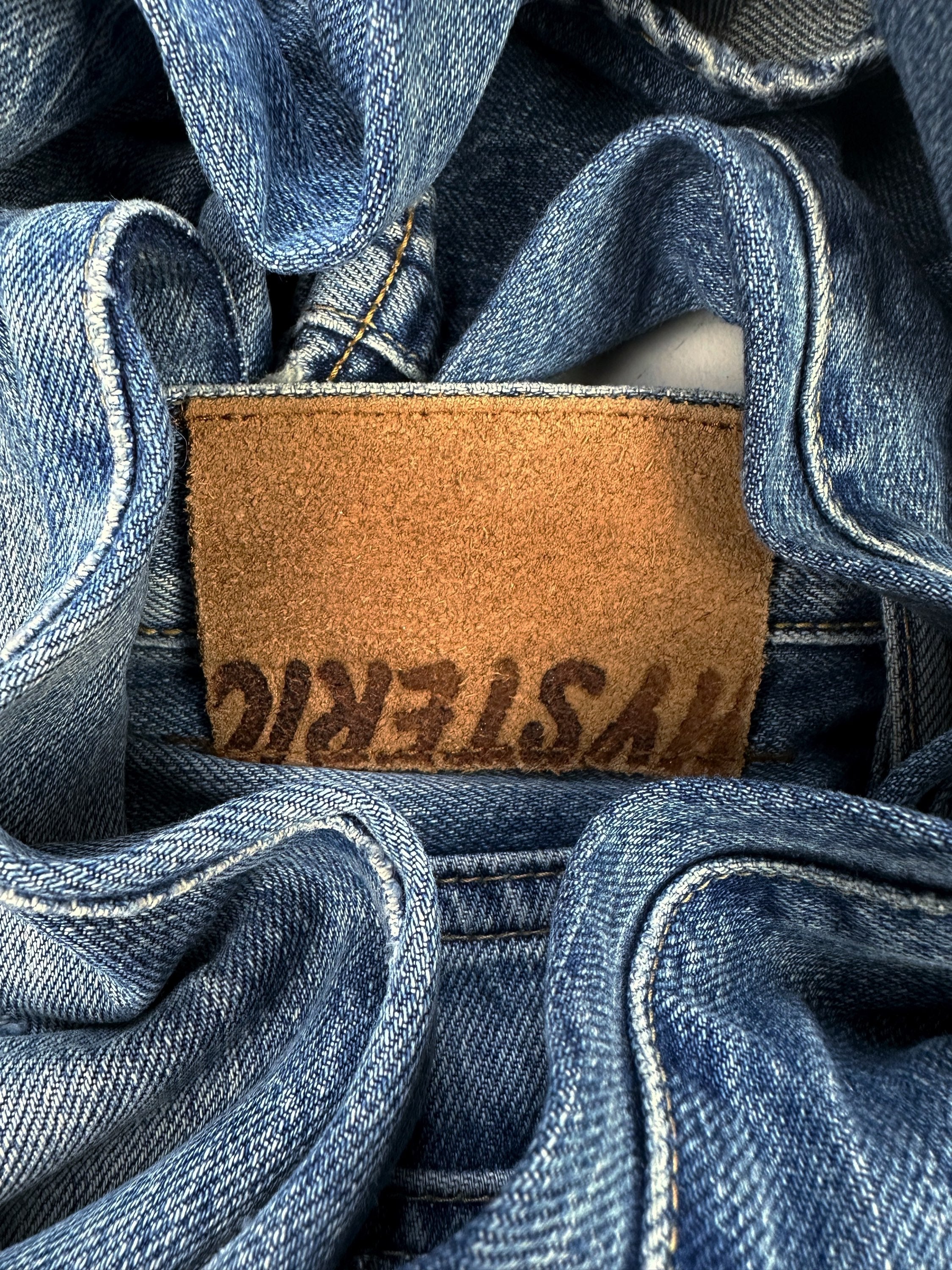 00s Hysteric Glamour ‘Studded’ Blue Distressed Denim