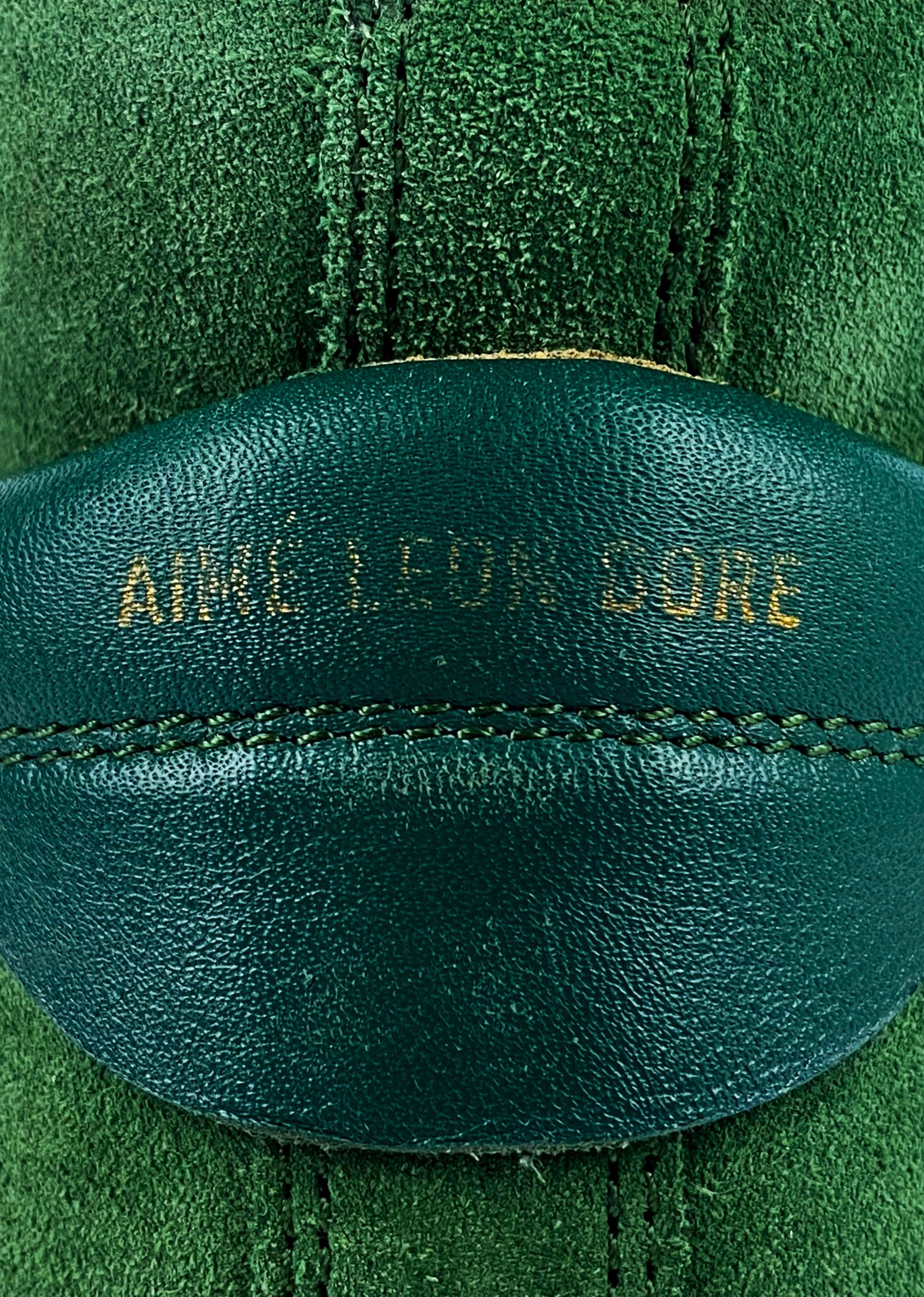 Aimé Leon Dore Pine Green Suede Loafers
