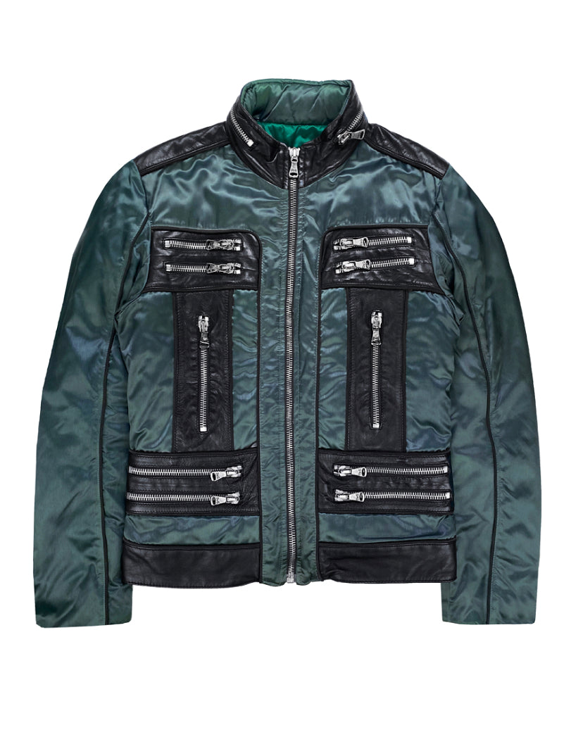 Dolce & Gabbana Multi-zip Lamb Skin Jacket