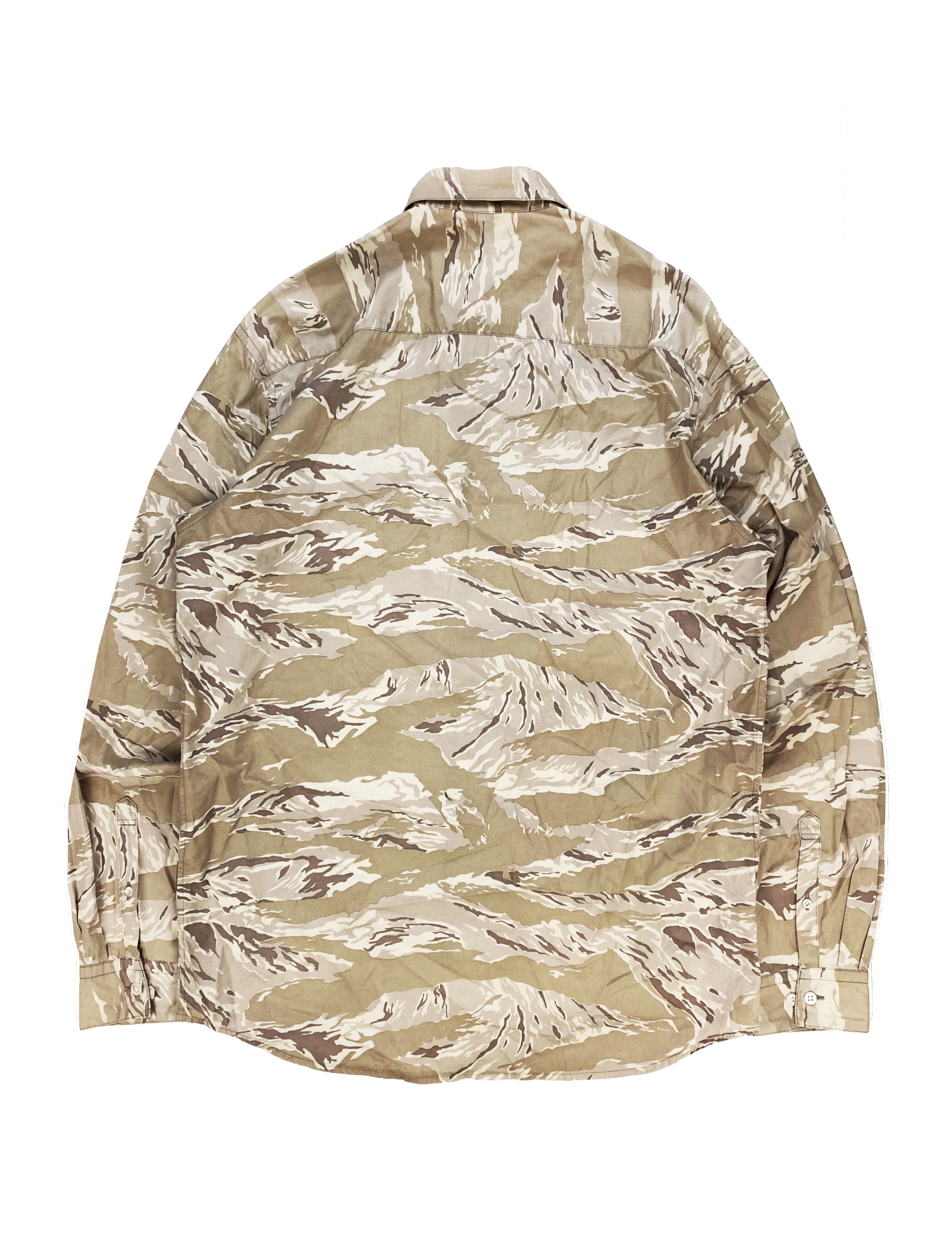 AW01 Undercover x Futra ‘D.A.V.F’ Tiger Camo Button Up Shirt