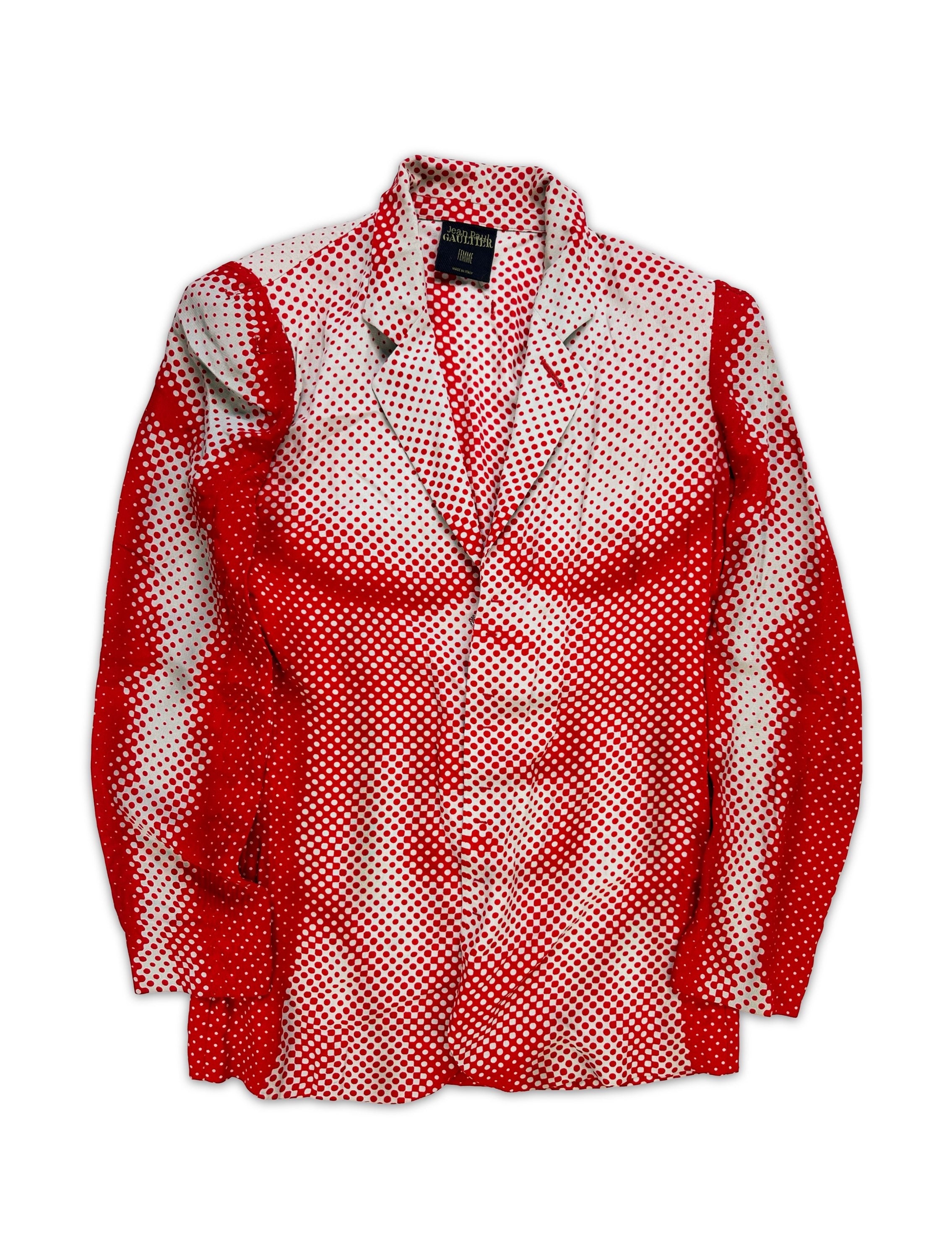 SS96 Jean Paul Gaultier ‘Muscle’ Trompe L’Oeil Suit Jacket