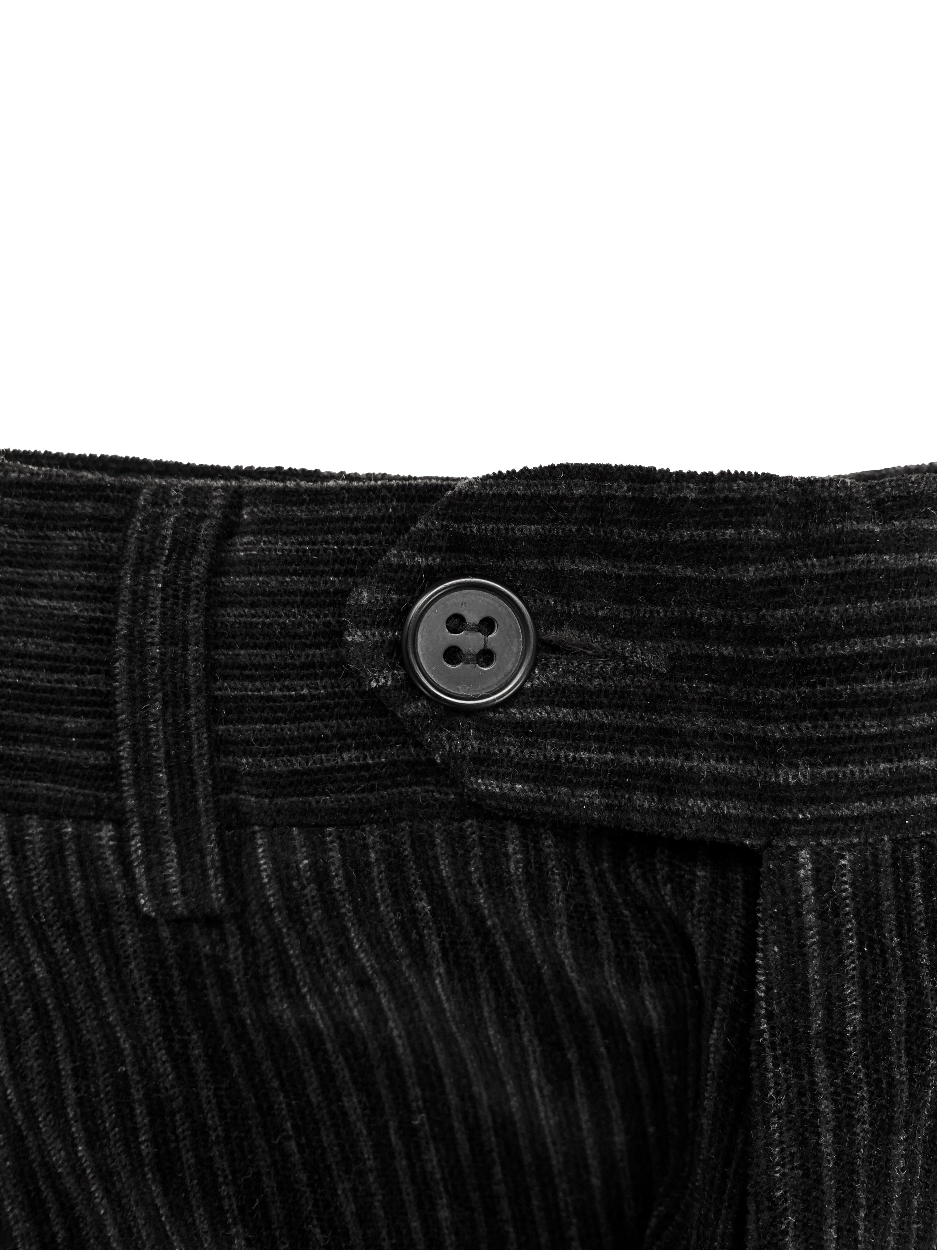 90’s Givenchy Black Corduroy Trousers