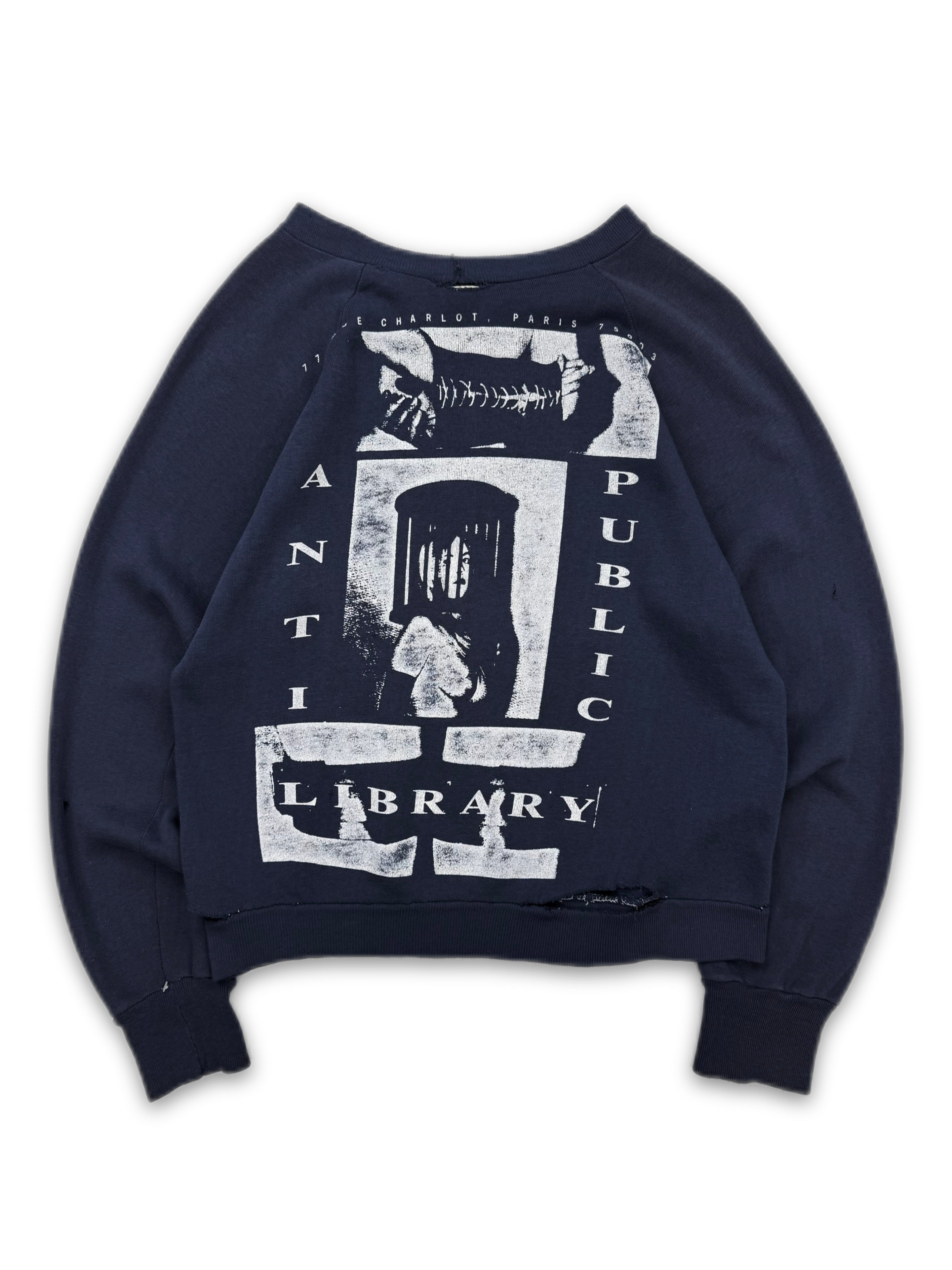 Anti Public Library x Enfants Riches Deprimes Single Stitch Crewneck