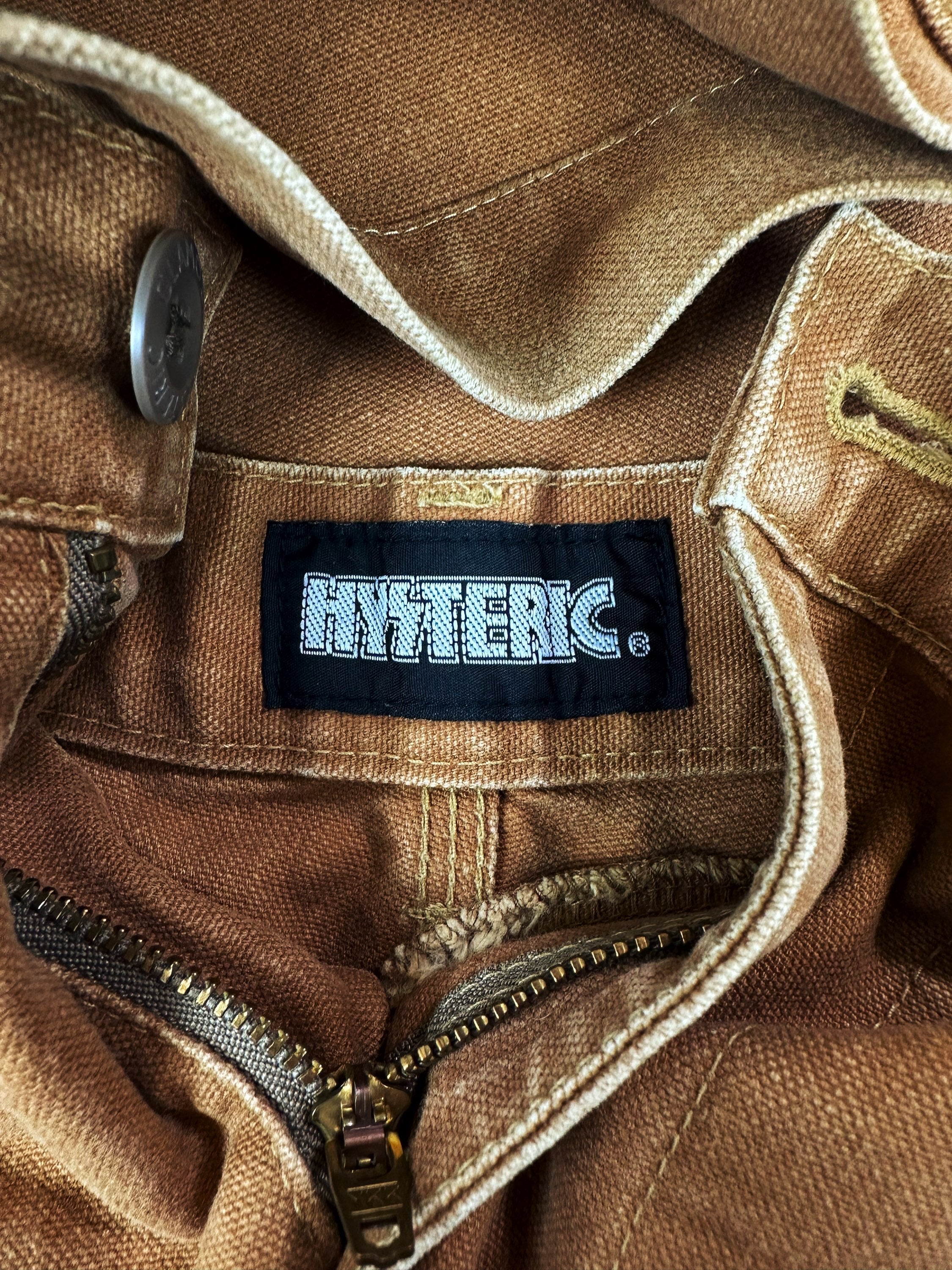 00s Hysteric Glamour ‘Carptener’ Brown Reinforced Cargo Pants