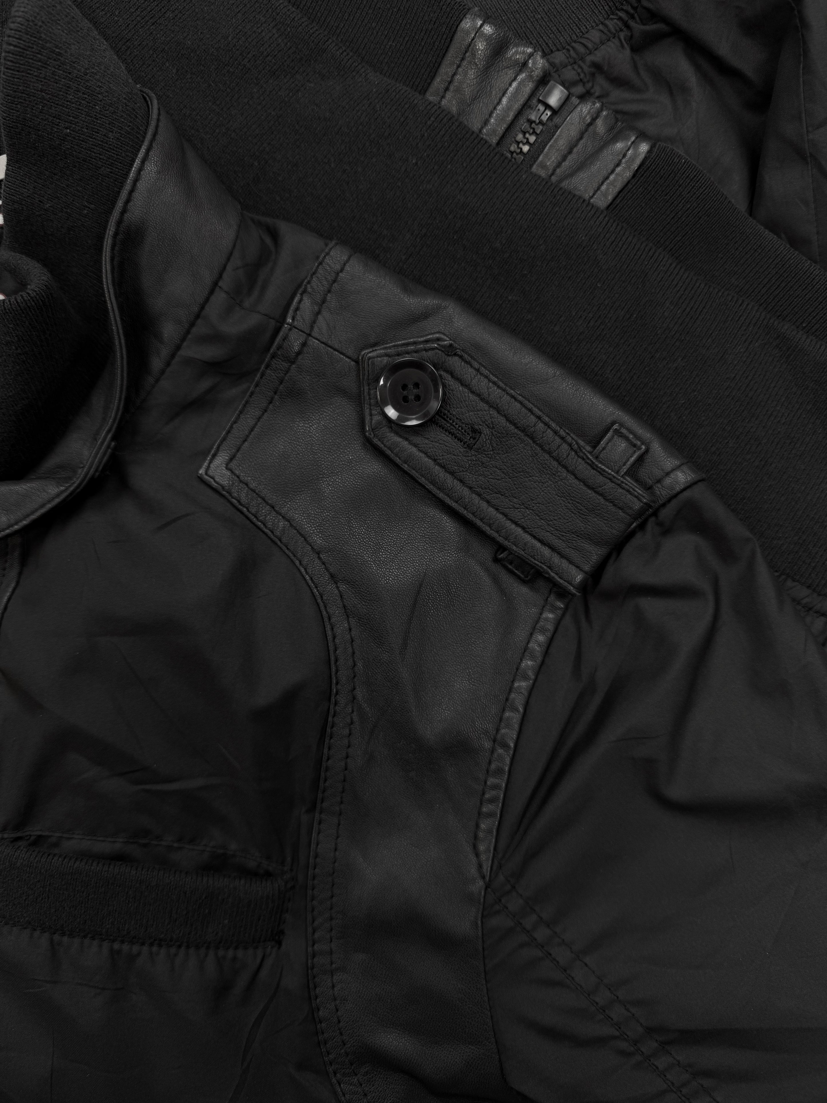 00s Dolce & Gabbana Black Technical Nylon Jacket