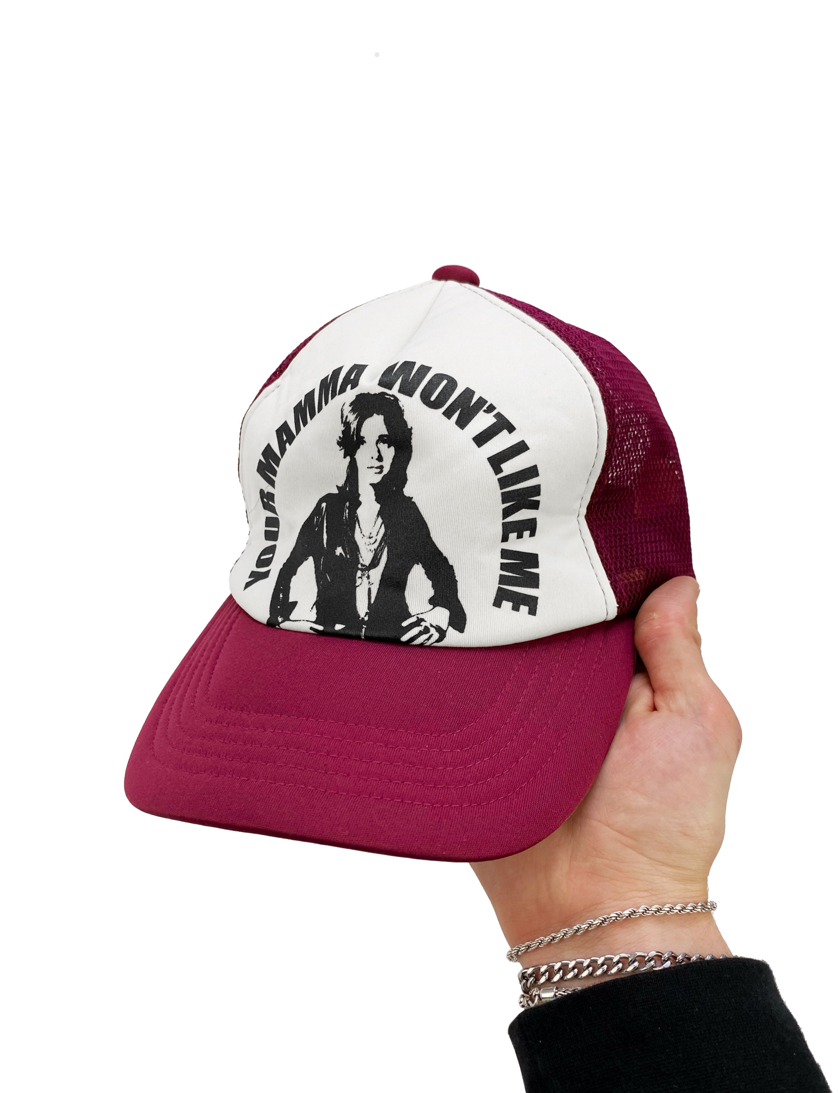 Hysteric Glamour “Your Mamma” Mesh Snapback Trucker Hat