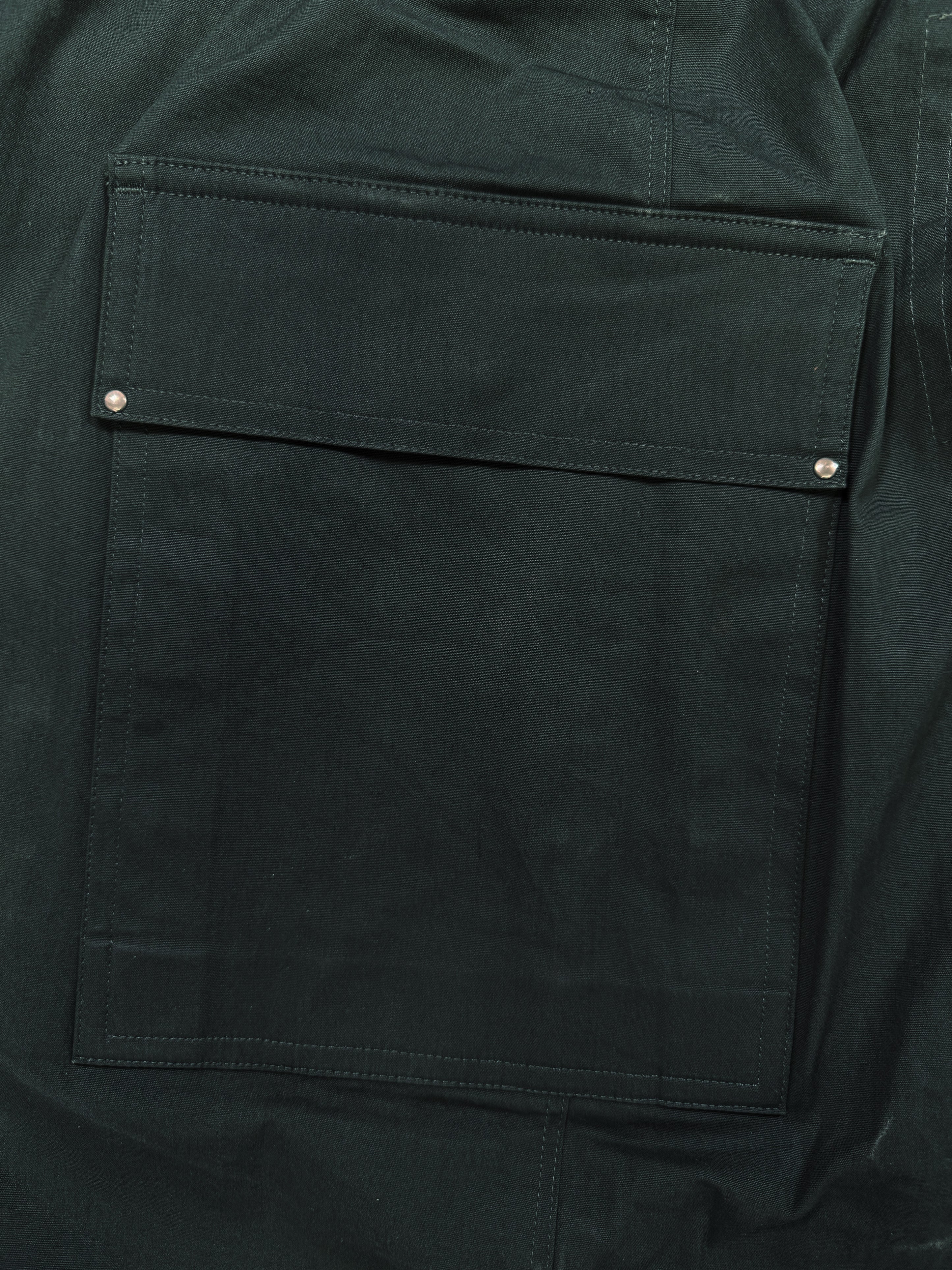 AW22 Rick Owens ‘Strobe’ Teal Drop Crotch Pod Shorts