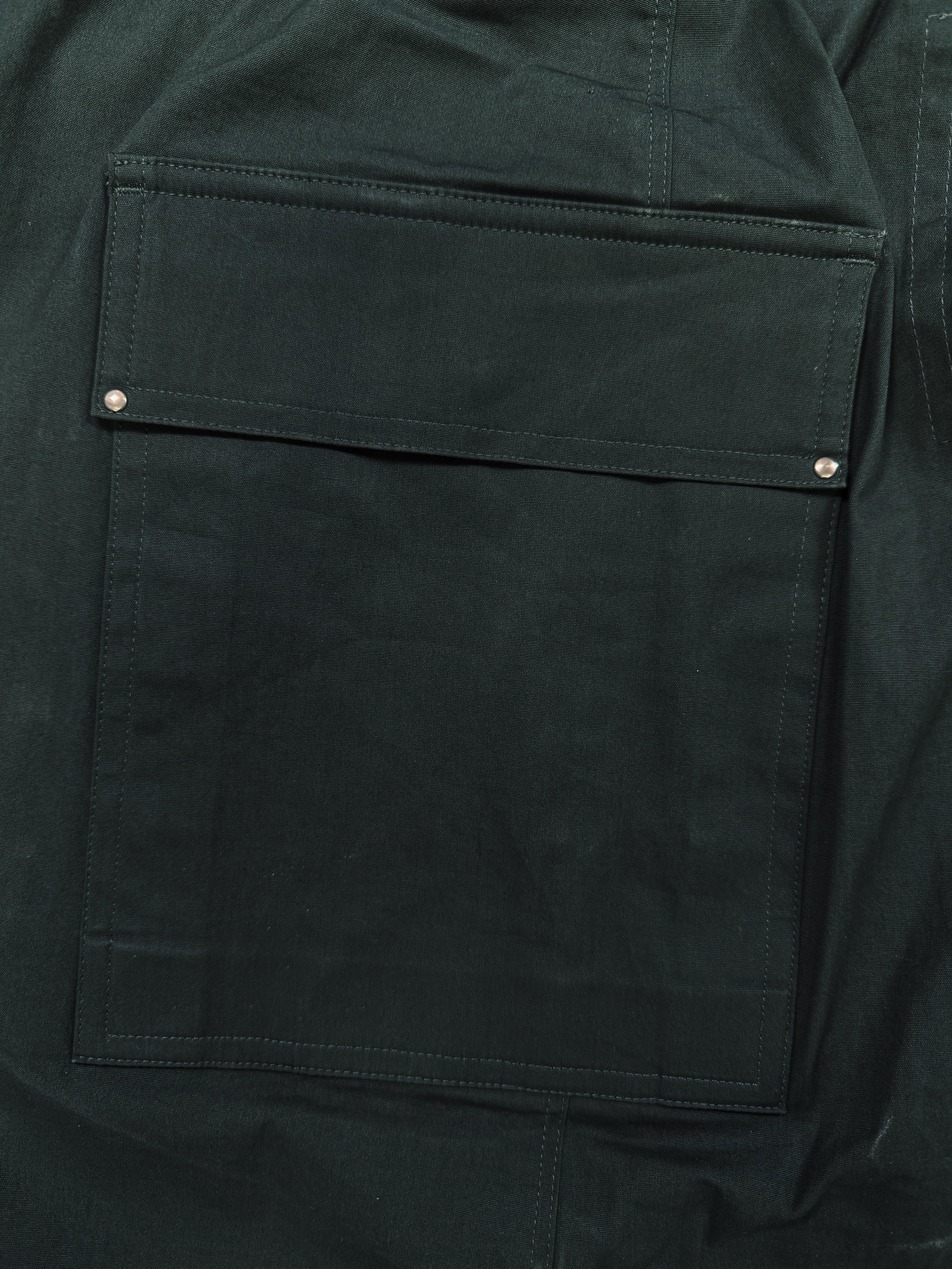 AW22 Rick Owens ‘Strobe’ Teal Drop Crotch Pod Shorts