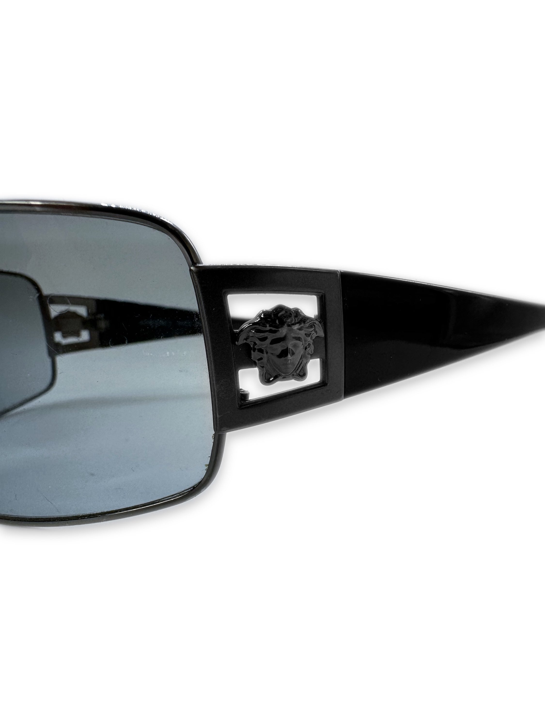 Versace Medusa Logo Blue Tint Sunglasses