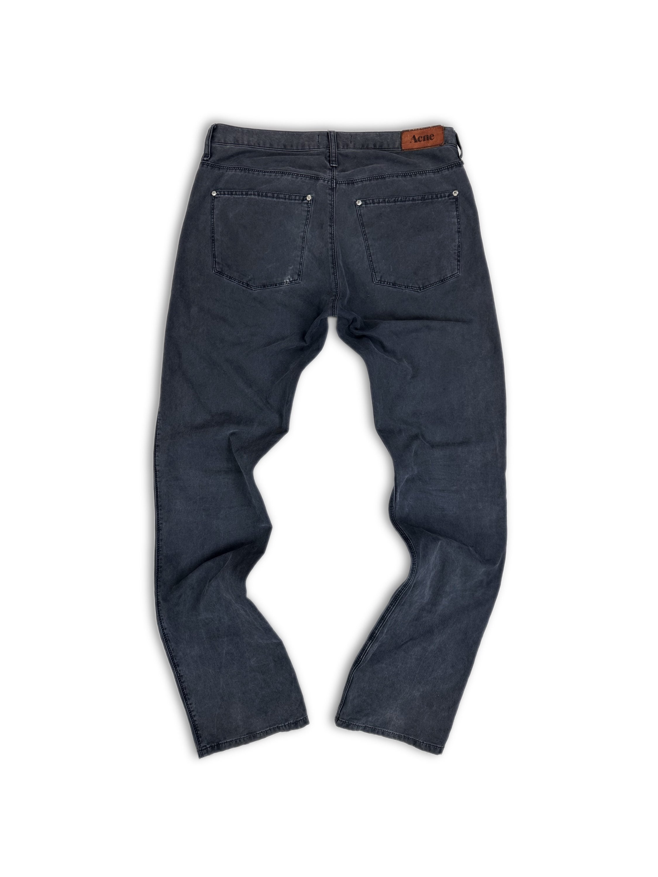 00s Acne Studios Blue Wash Metal Rivet Pants