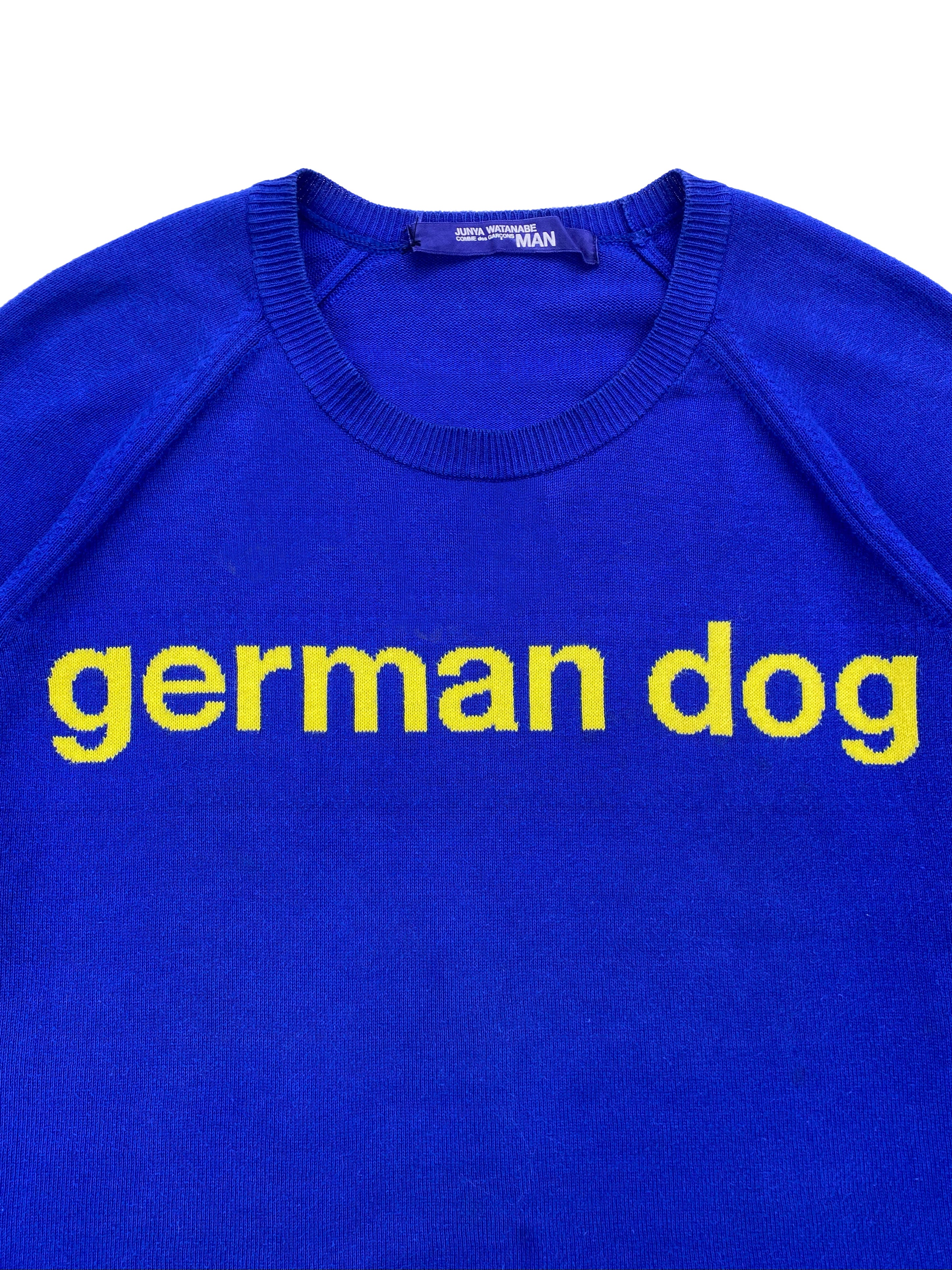 SS02 Junya Watanabe Poem “German Dog” Knitted Sweater