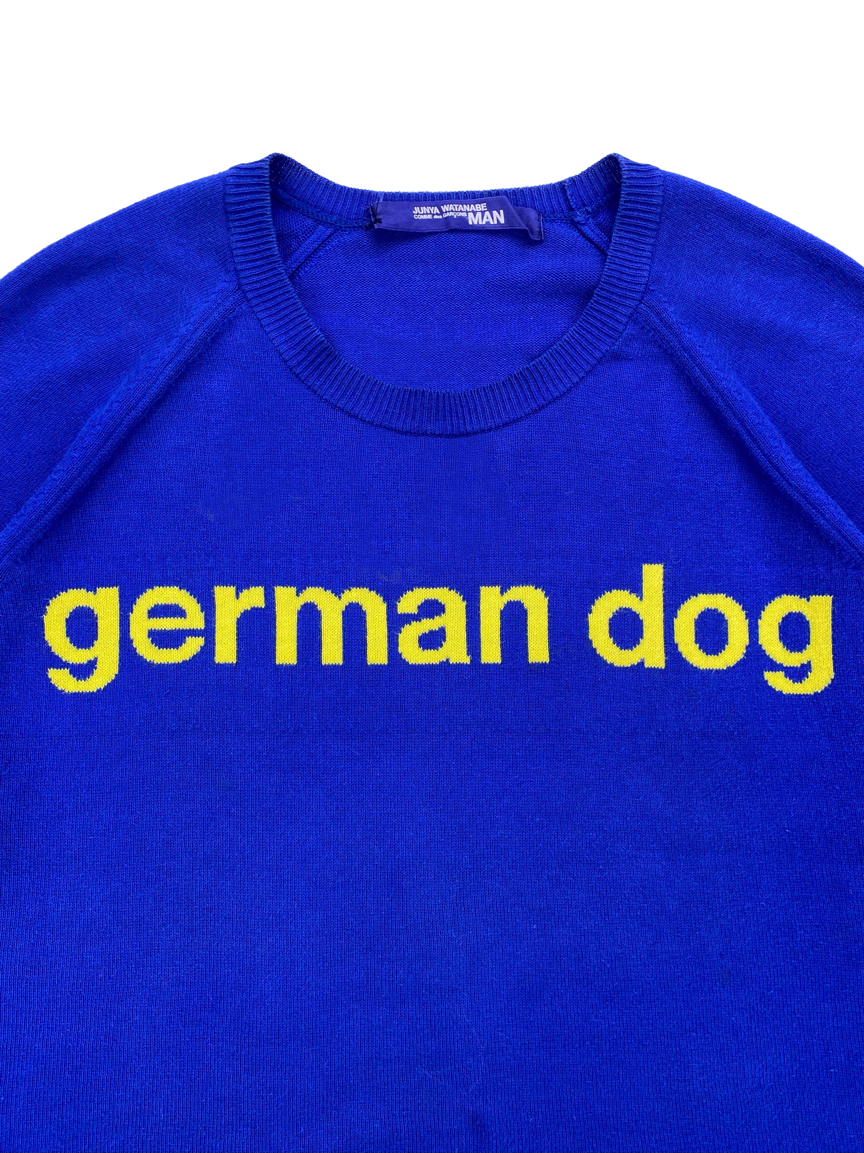 SS02 Junya Watanabe Poem “German Dog” Knitted Sweater