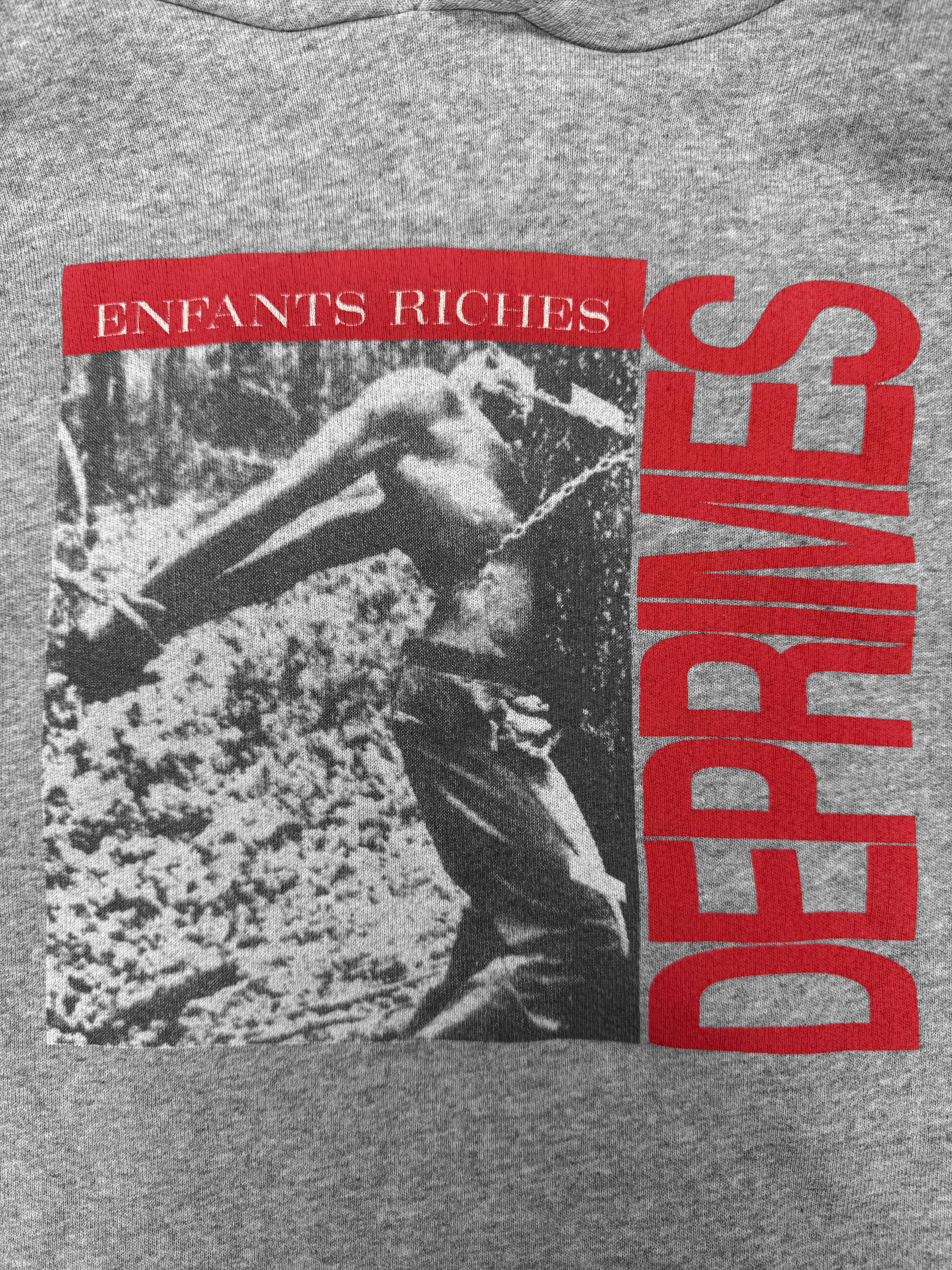 Enfants Riches Deprimes ‘Broom Chain Face’ Heather Grey Hoodie