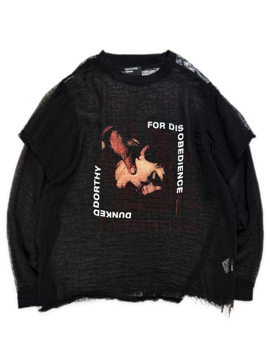 AW23 Enfants Riches Deprimes Dunked Dorothy Mesh Long Sleeve