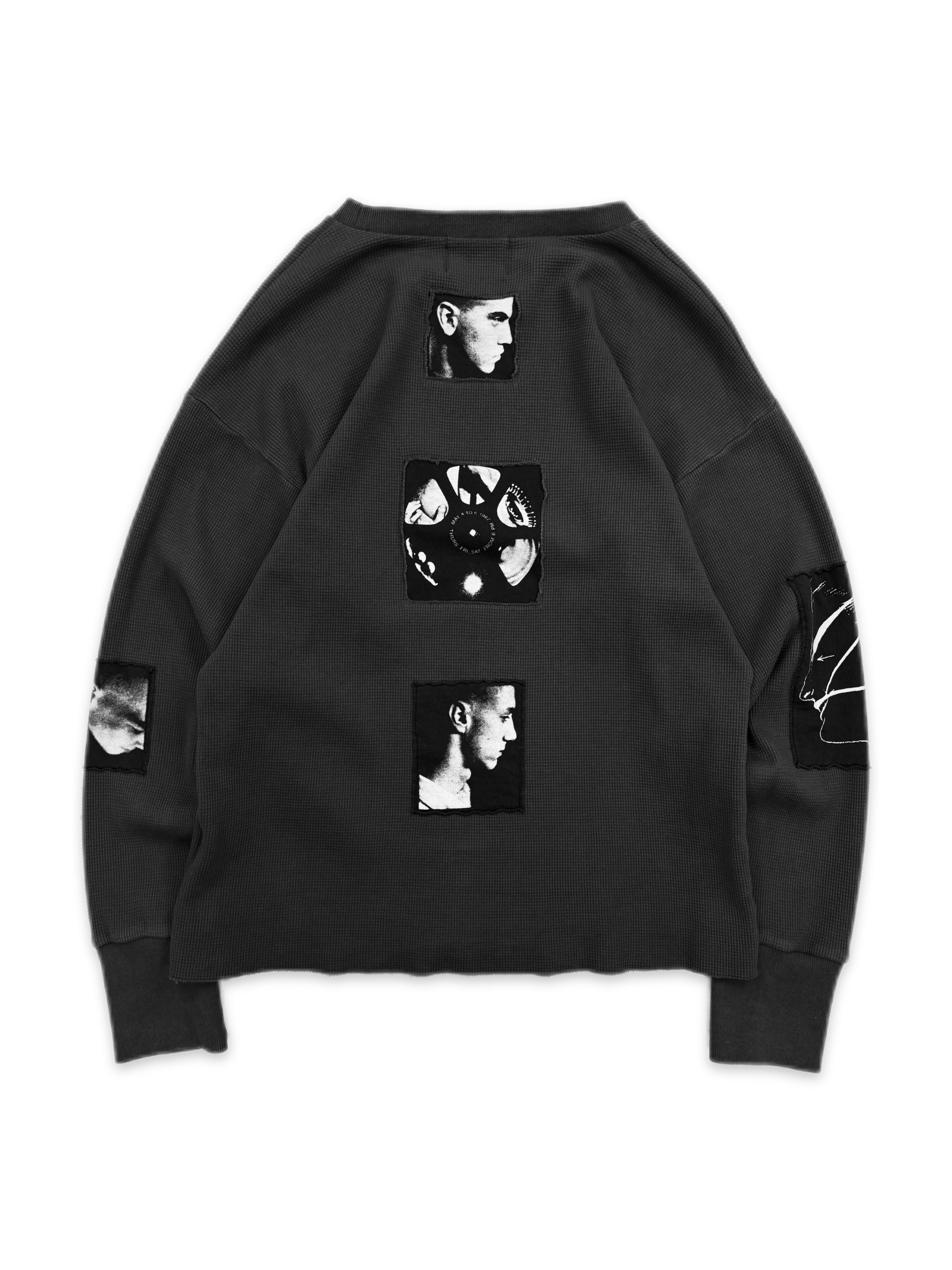 AW24 Enfants Riches Deprimes ‘Assemblage’ Patchwork Thermal Long Sleeve