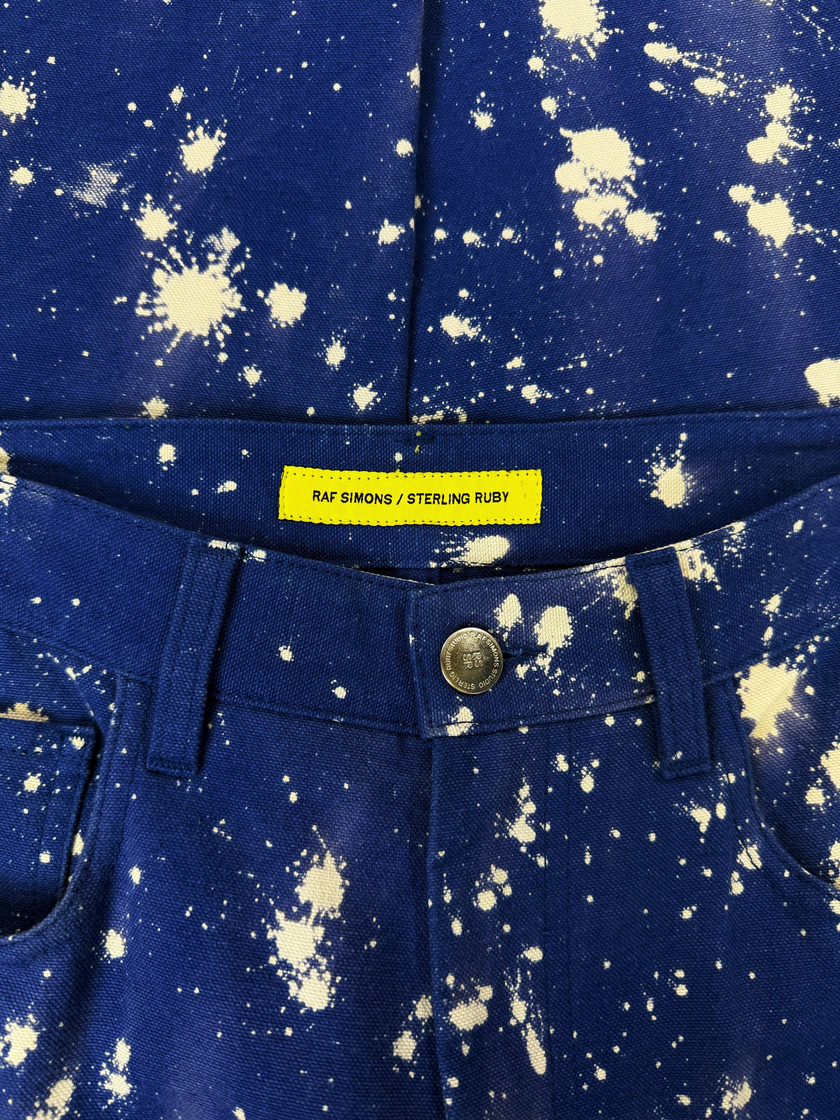 AW14 Raf Simons x Sterling Ruby 1/50 Bleached Blue Denim