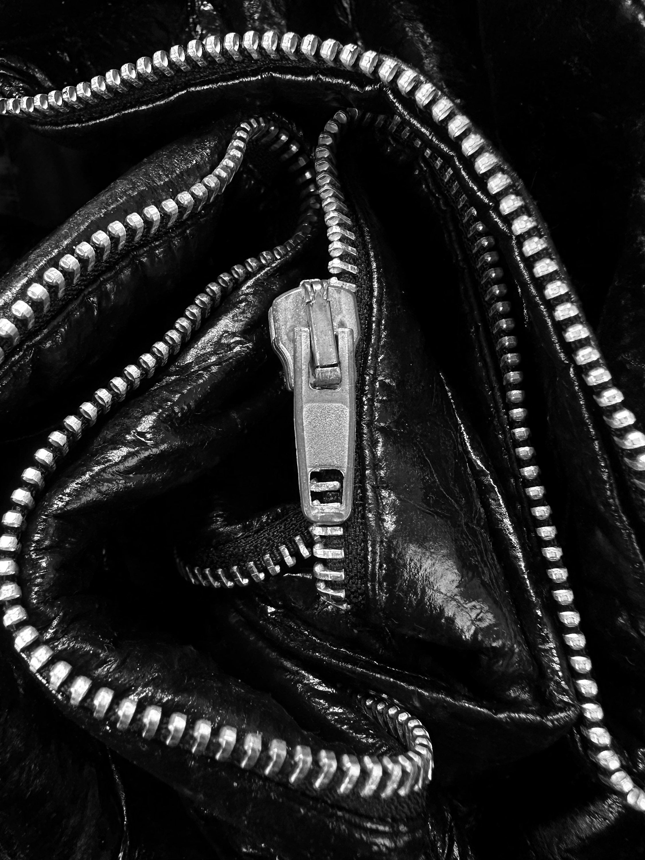 AW98 Helmut Lang ‘Polyurethane’ Faux Leather Biker Jacket