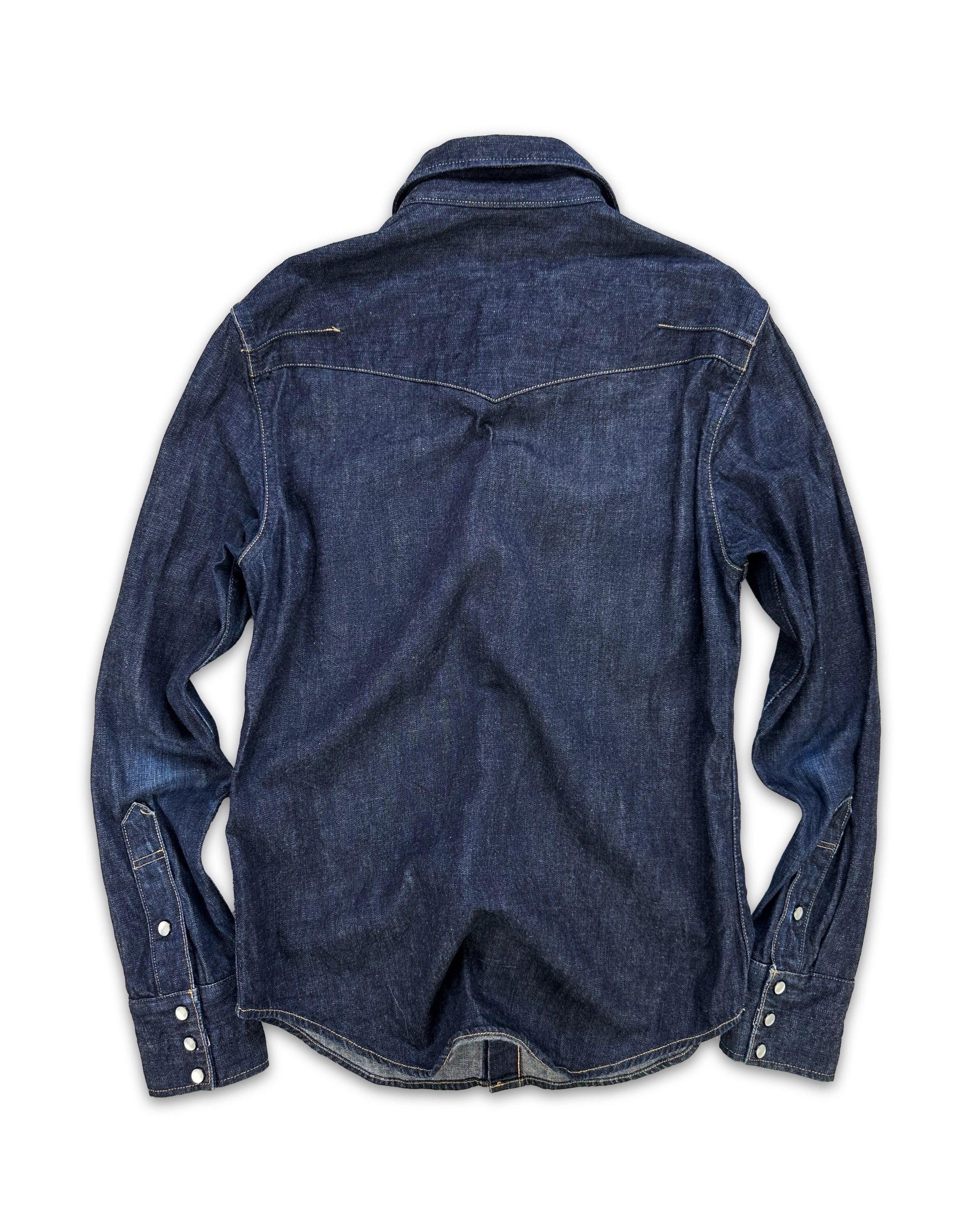 Number (N)ine Embroidered Motif Indigo Denim Jacket