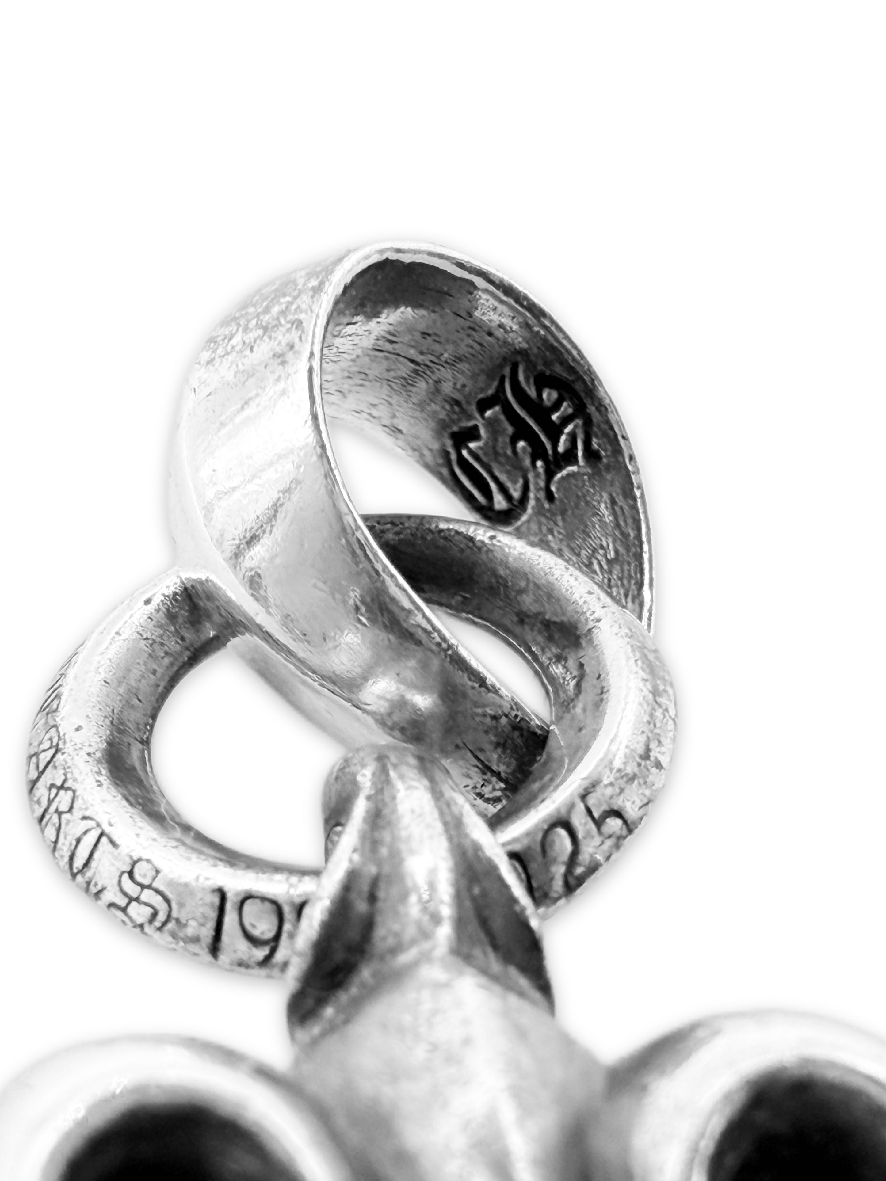 Chrome Hearts Fleur de Lis .925 Silver Pendant
