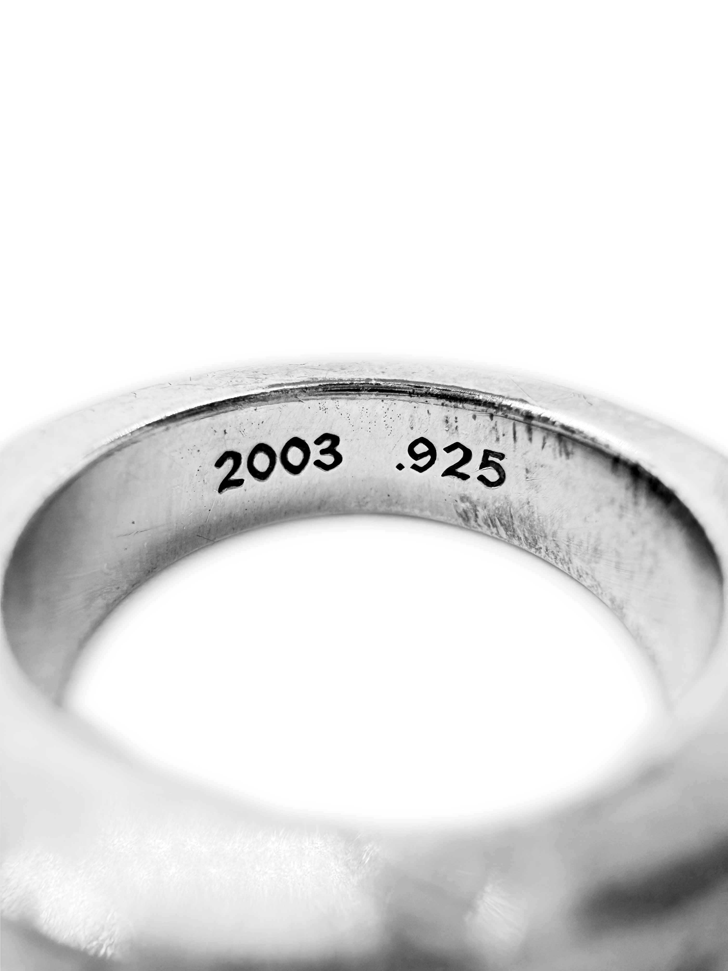 Chrome Hearts ‘Fuck You’ .925 Silver Etched Ring