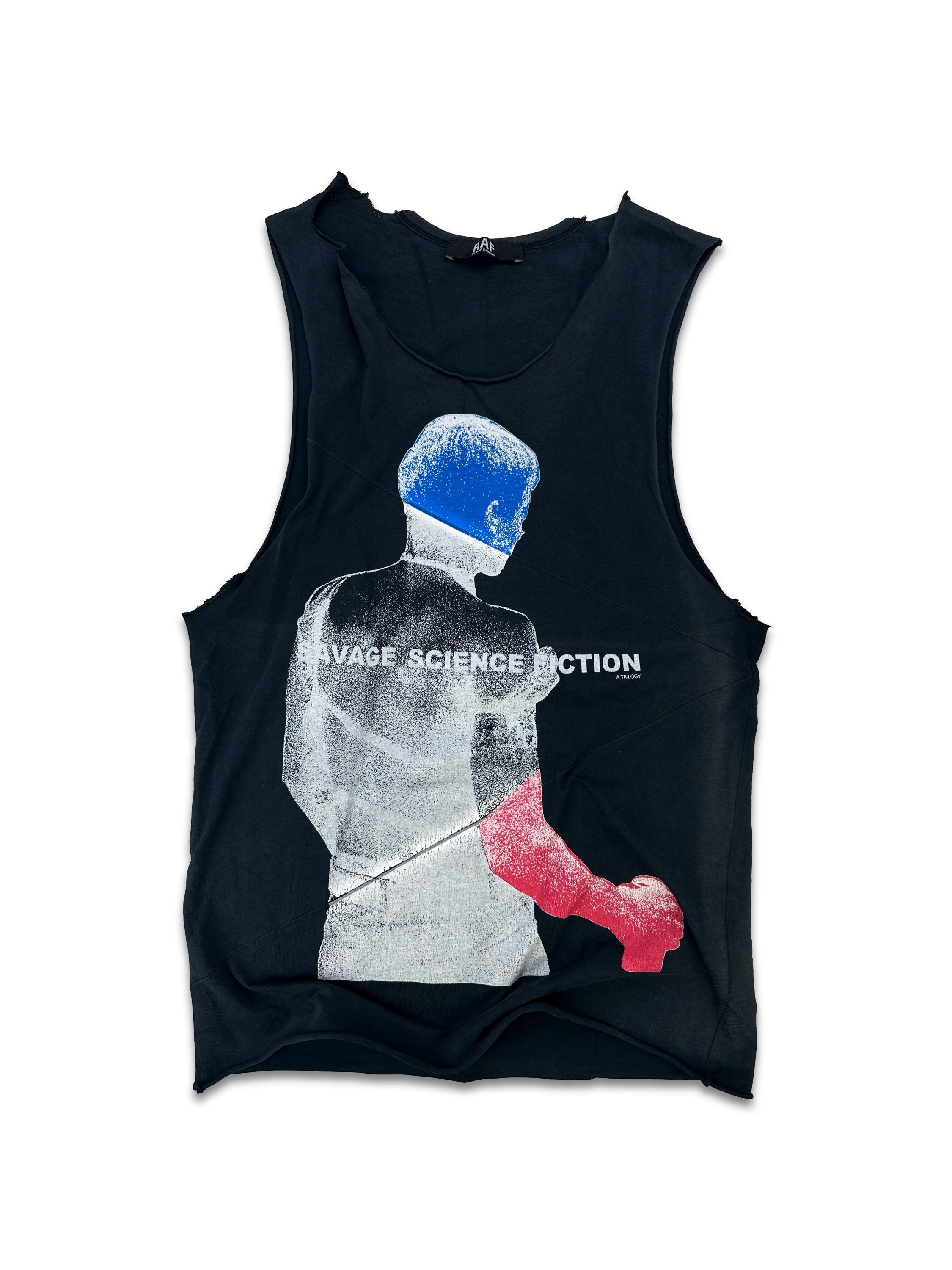 SS06 Raf by Raf Simons ‘Science Fiction’ Negative Graphic Tank-top