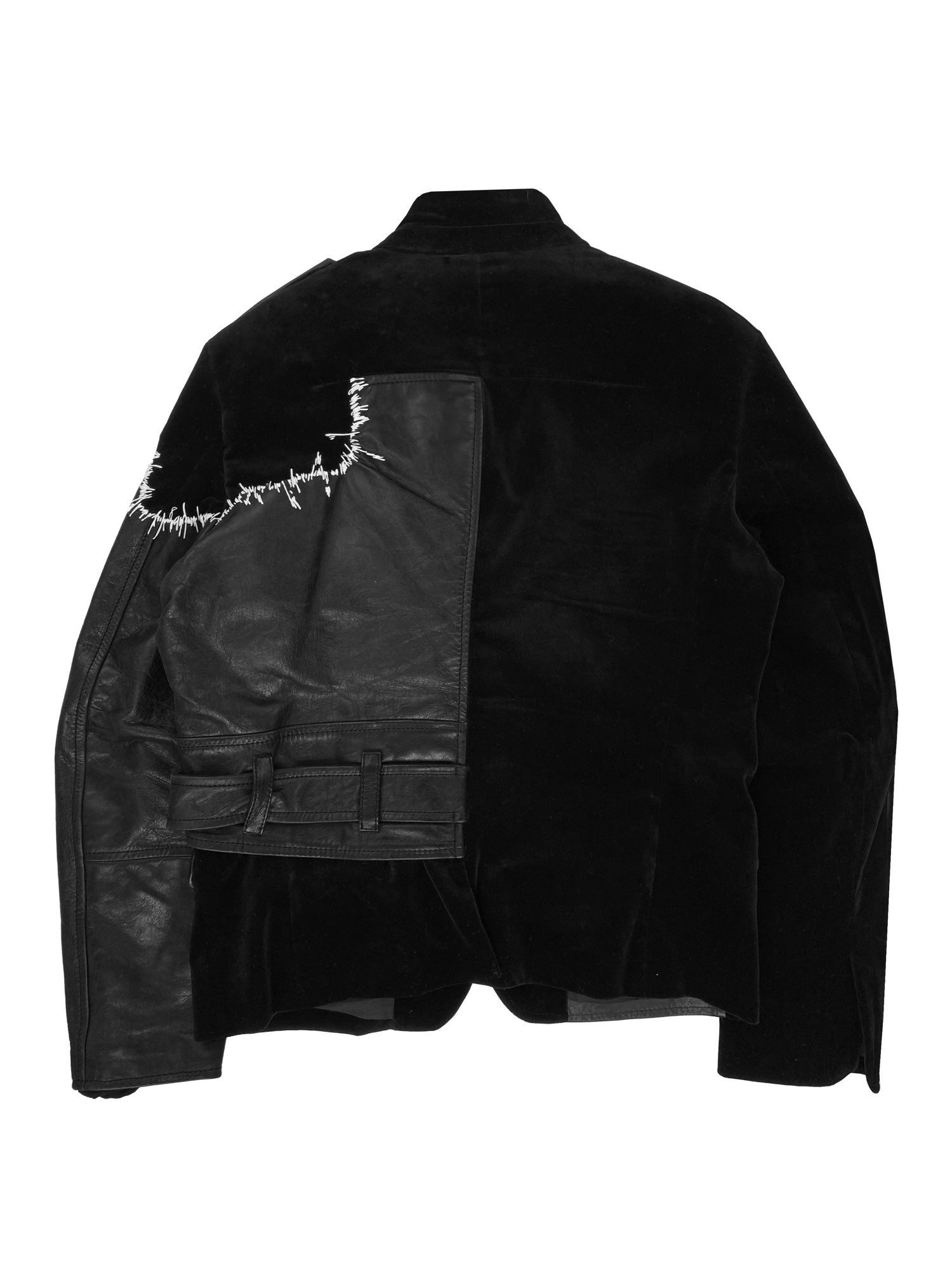 FW17 Haider Ackermann “Transgressive” Hybrid Leather Blazer