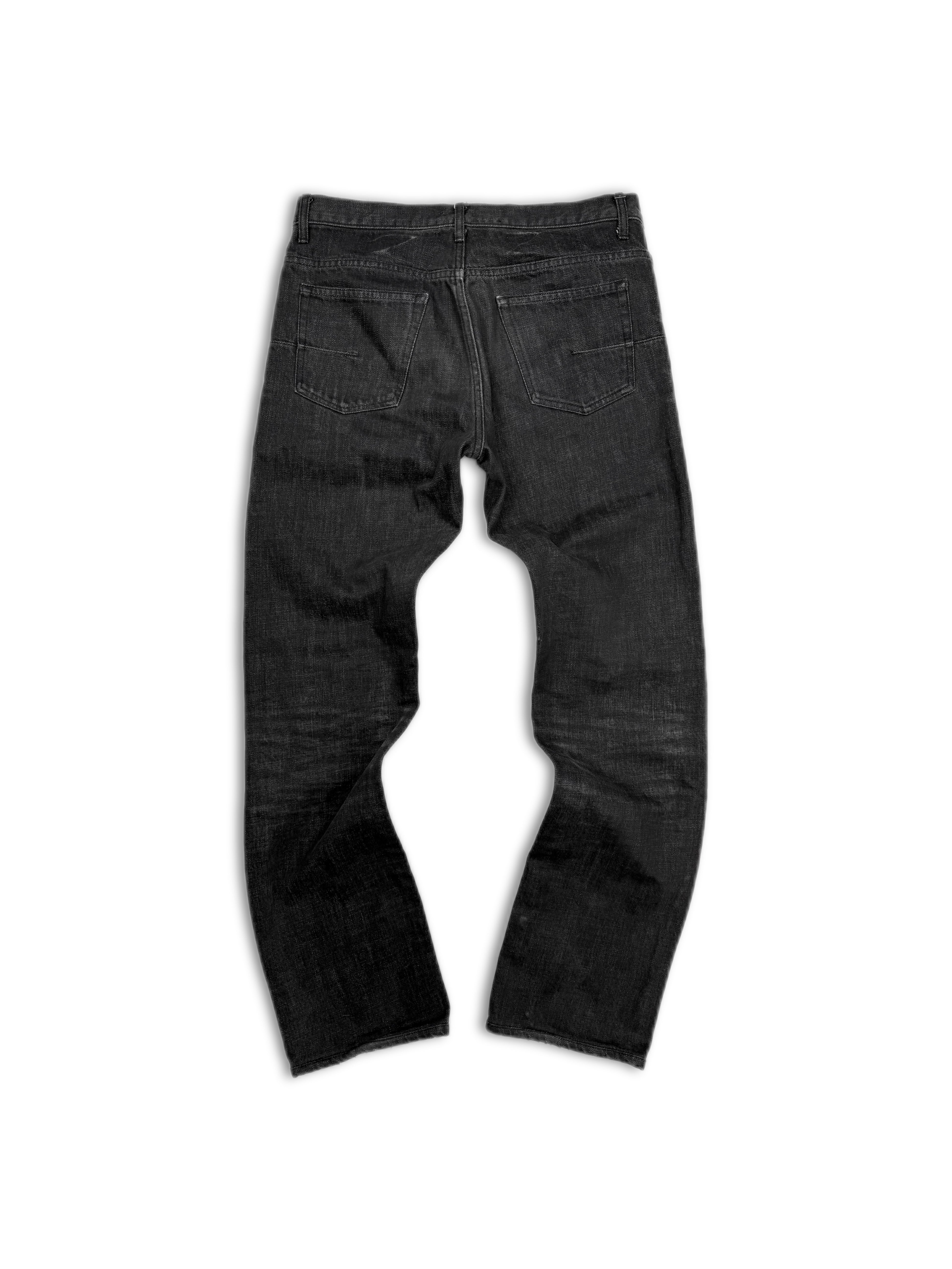 AW03 Dior Luster by Hedi Slimane ‘Clawmark’ Black Washed Denim