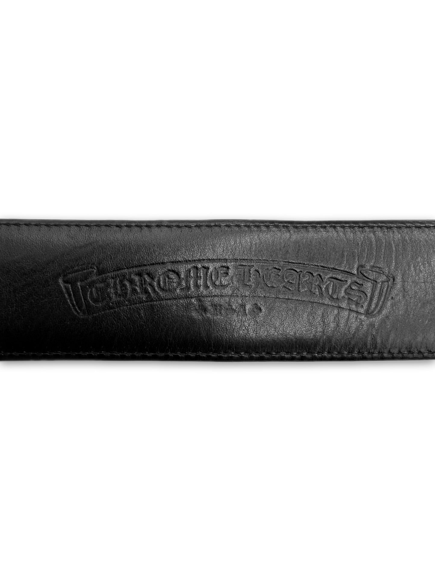 Chrome Hearts Green Camouflage Leather Belt Strap