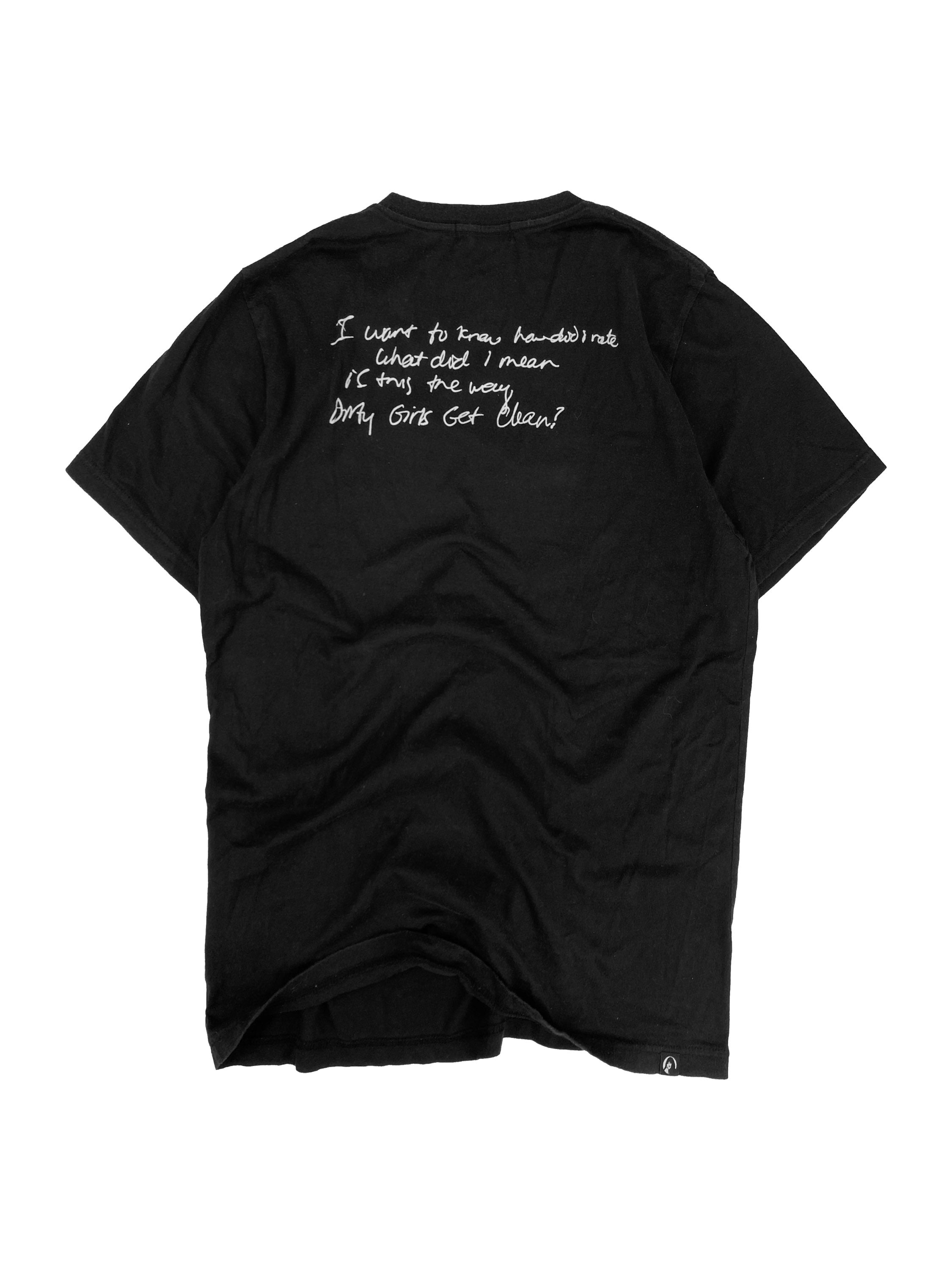 00s Hysteric Glamour ‘Dirty Girls’ Portrait Script T-Shirt