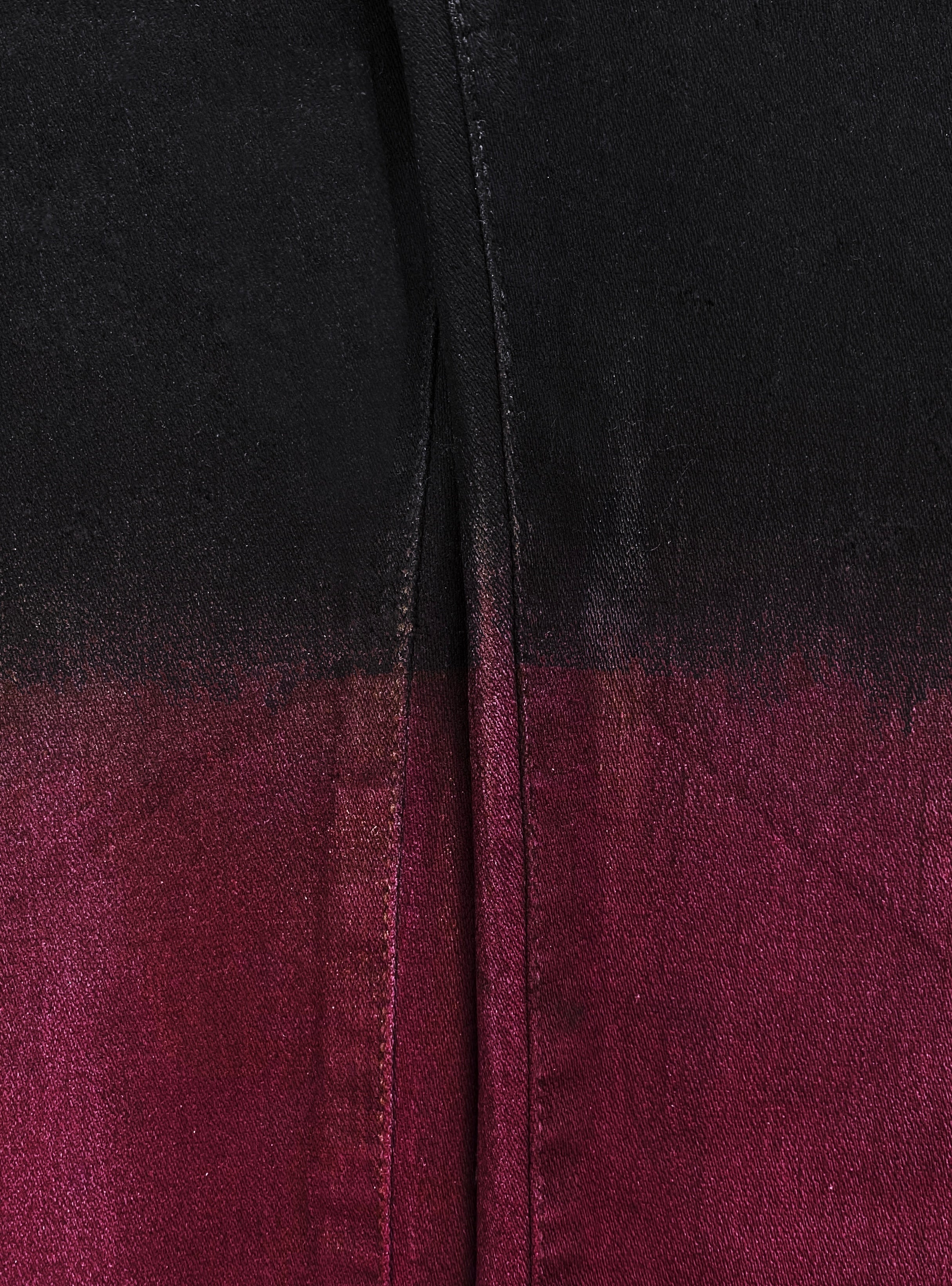 Dior by Hedi Slimane Gradient Dip-Dye Waxed Skinny Denim
