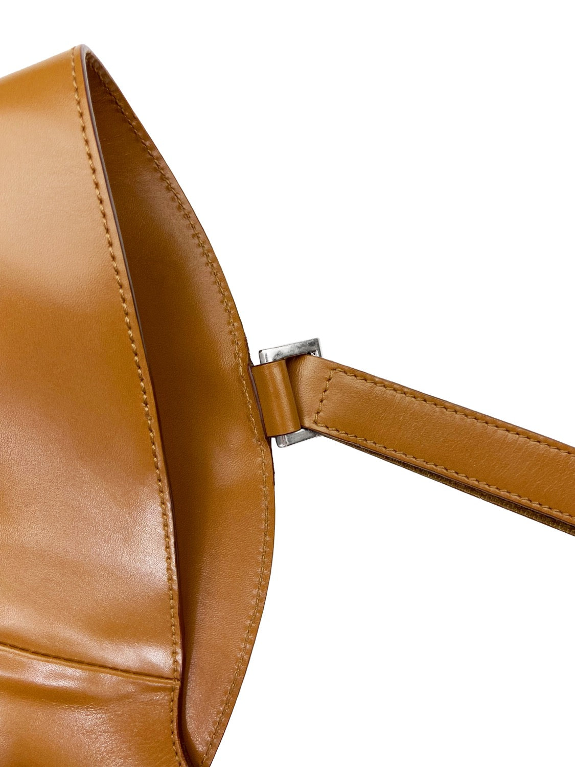 SS99 Prada Caramel Leather Embossed Chest Rig Backpack