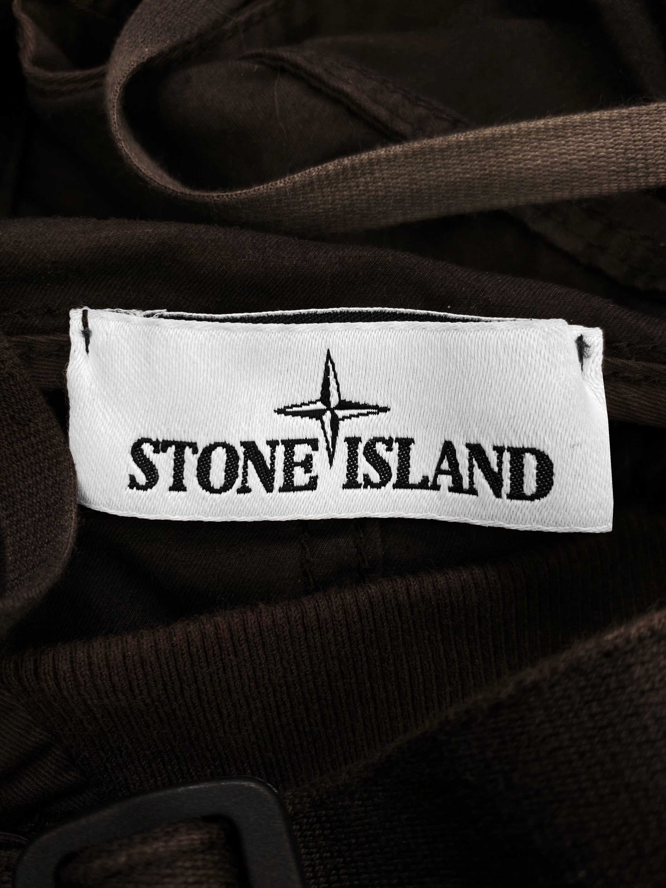 AW21 Stone Island Multi Cargo Pocket Slate Brown Patched Anorak