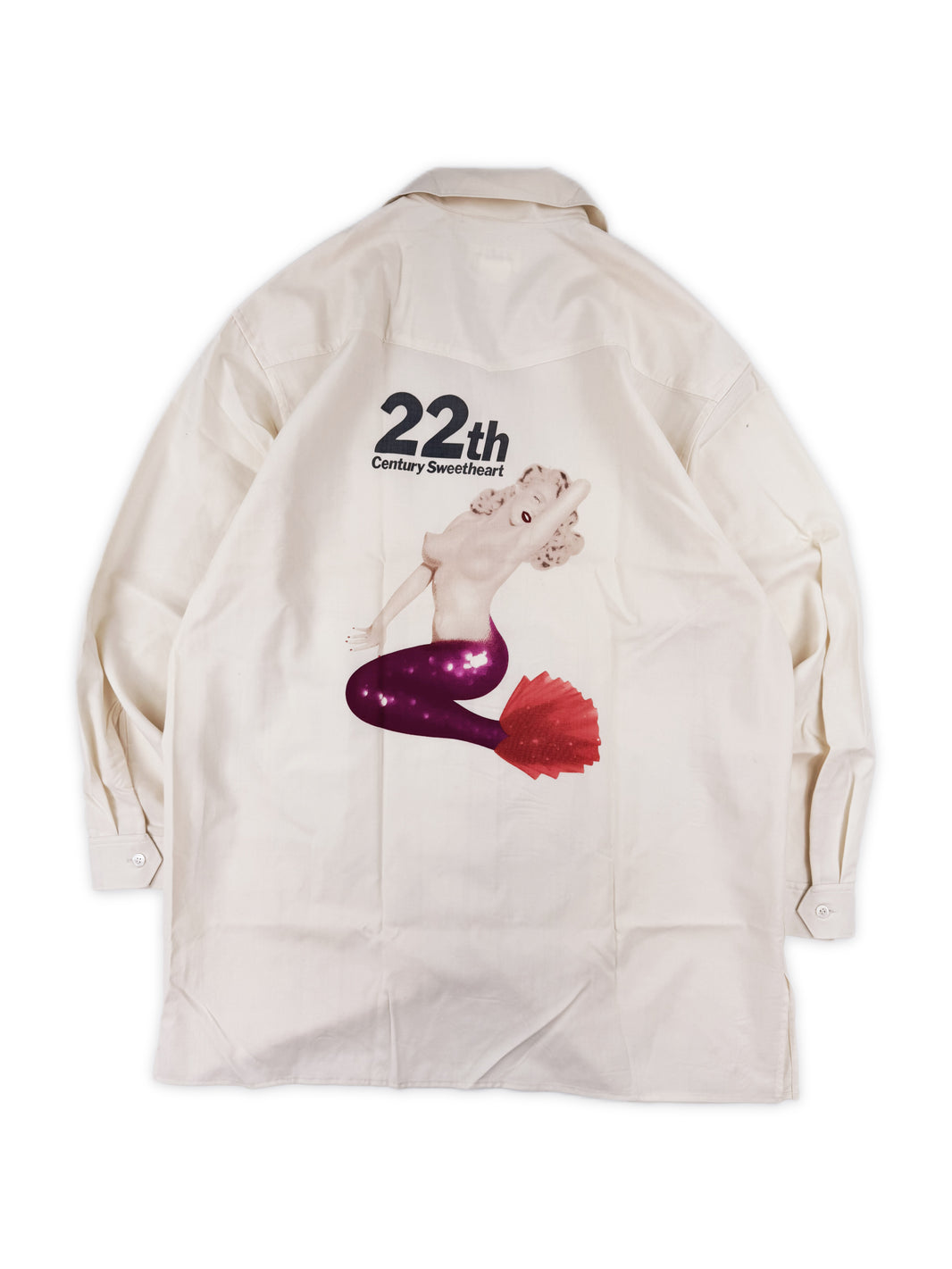 AW91 Yohji Yamamoto ‘22th Century Sweetheart’ Mermaid Pin Up Button Up Shirt