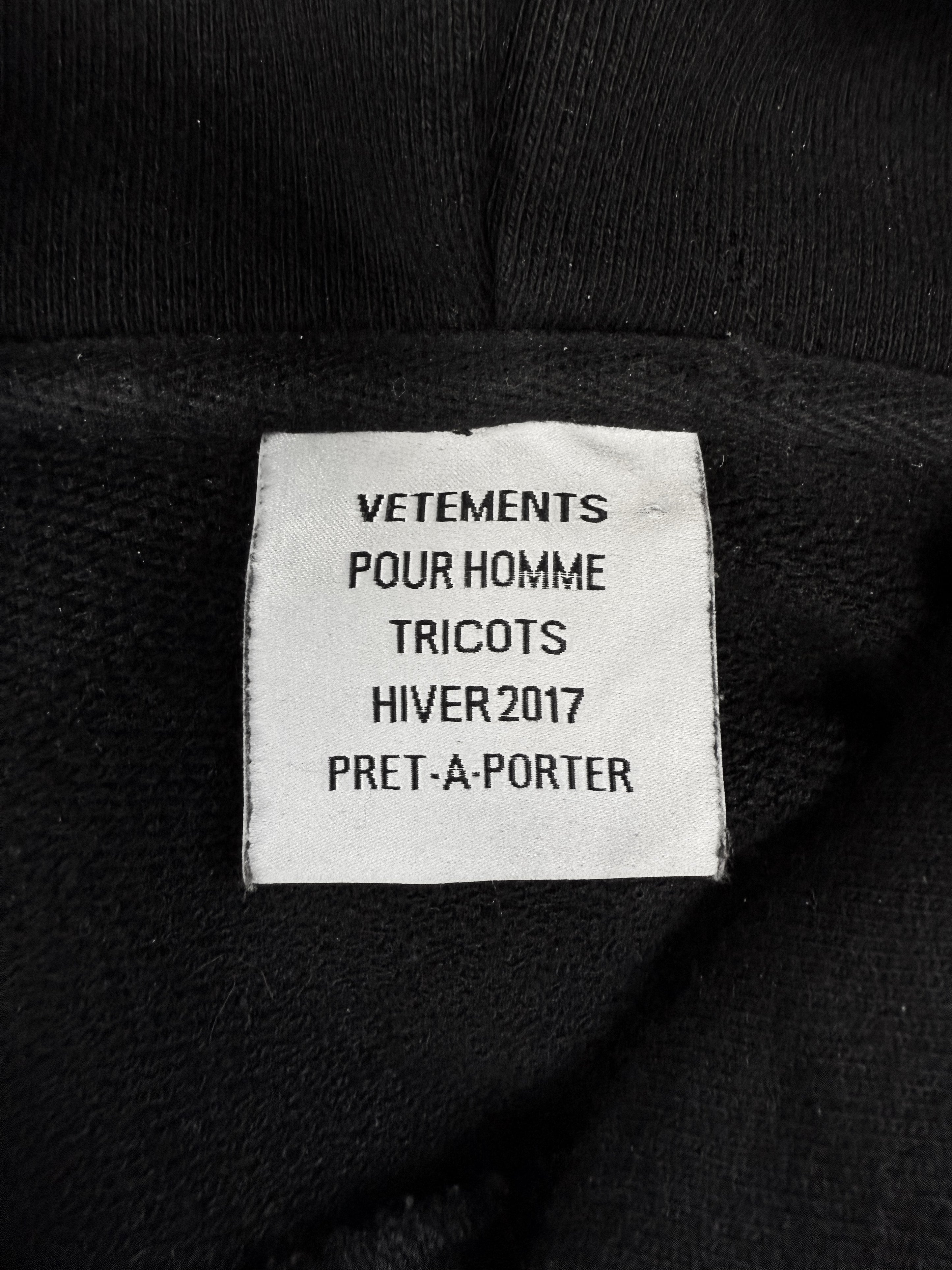 AW17 Vetements Homme ‘Total Fucking Darkness’ Pentagram Hoodie