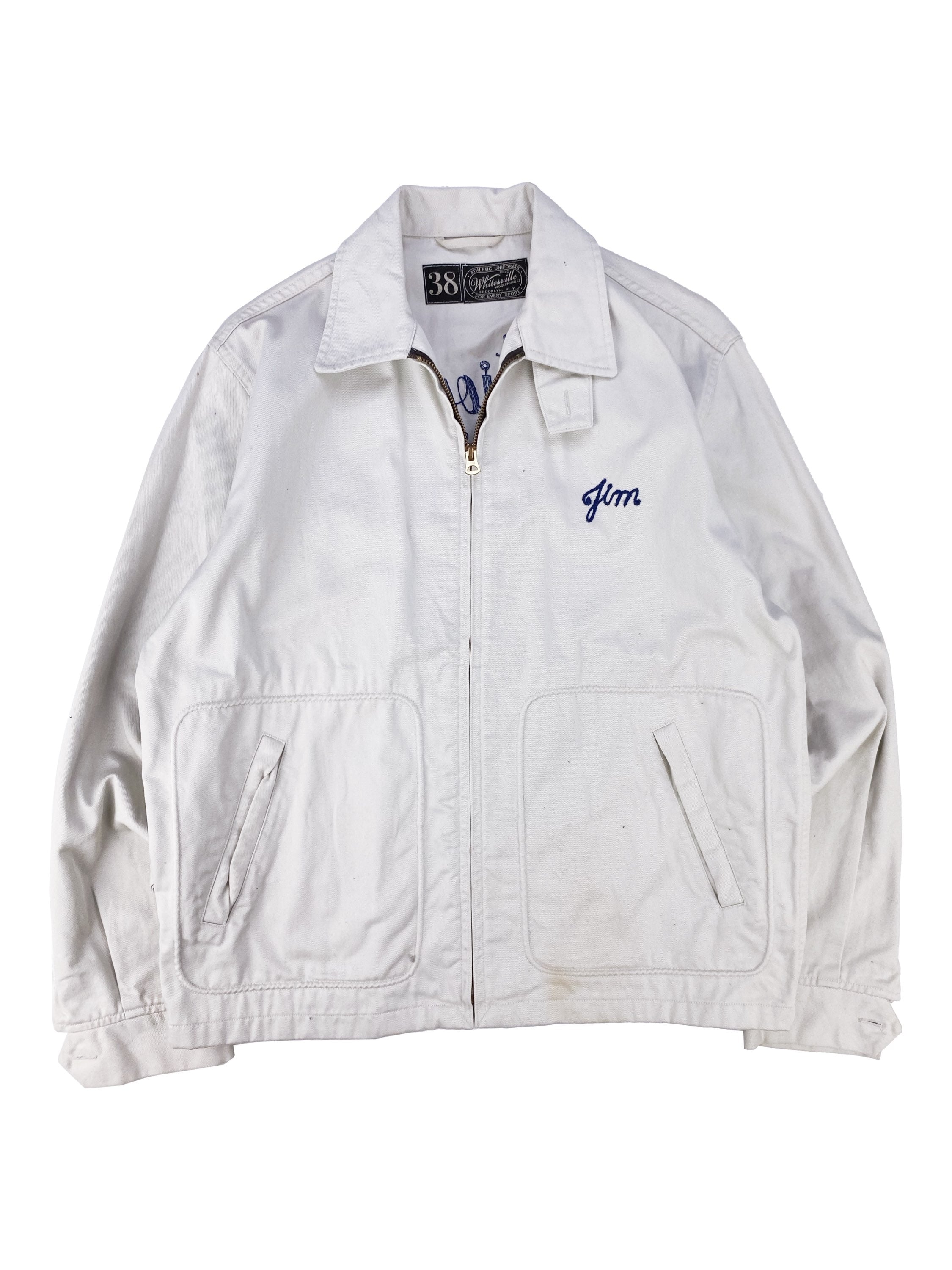 00s Whitesville ‘Destruction Derby’ Chainstitch Work Jacket