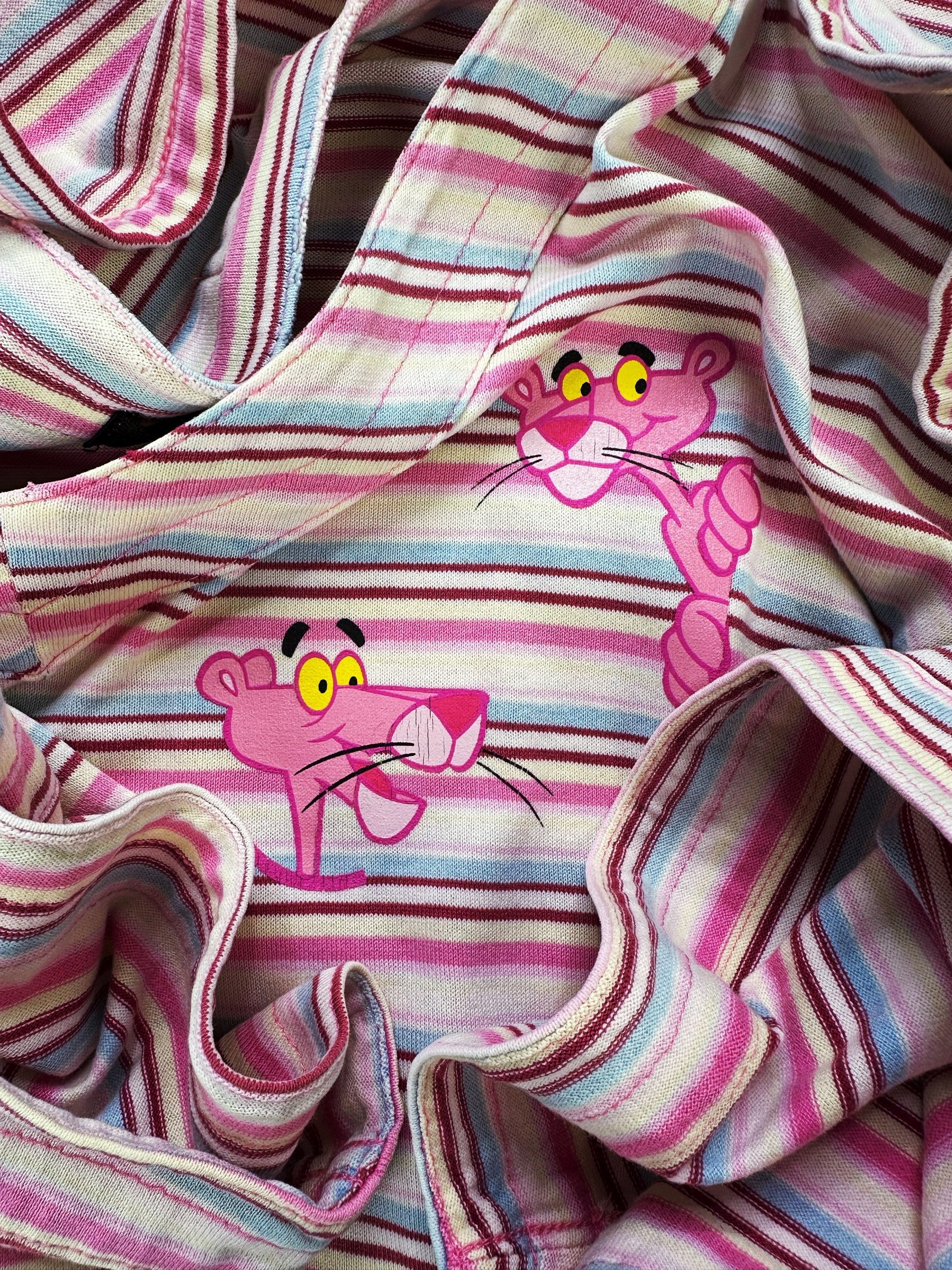 SS05 Comme des Garçons Homme Plus x Pink Panther Striped T-Shirt